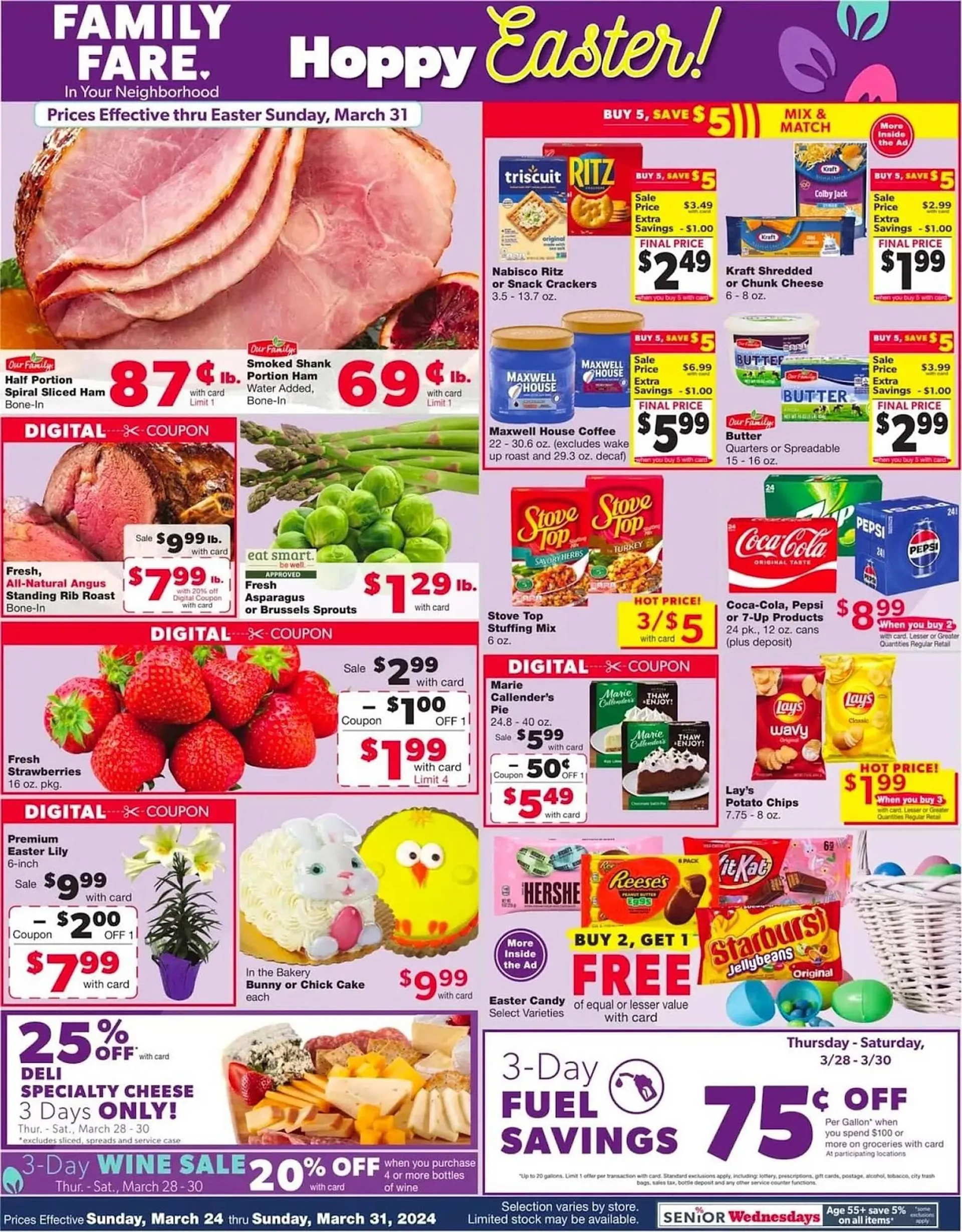 Weekly ad Family Fare Weekly Ad from March 24 to March 30 2024 - Page 1
