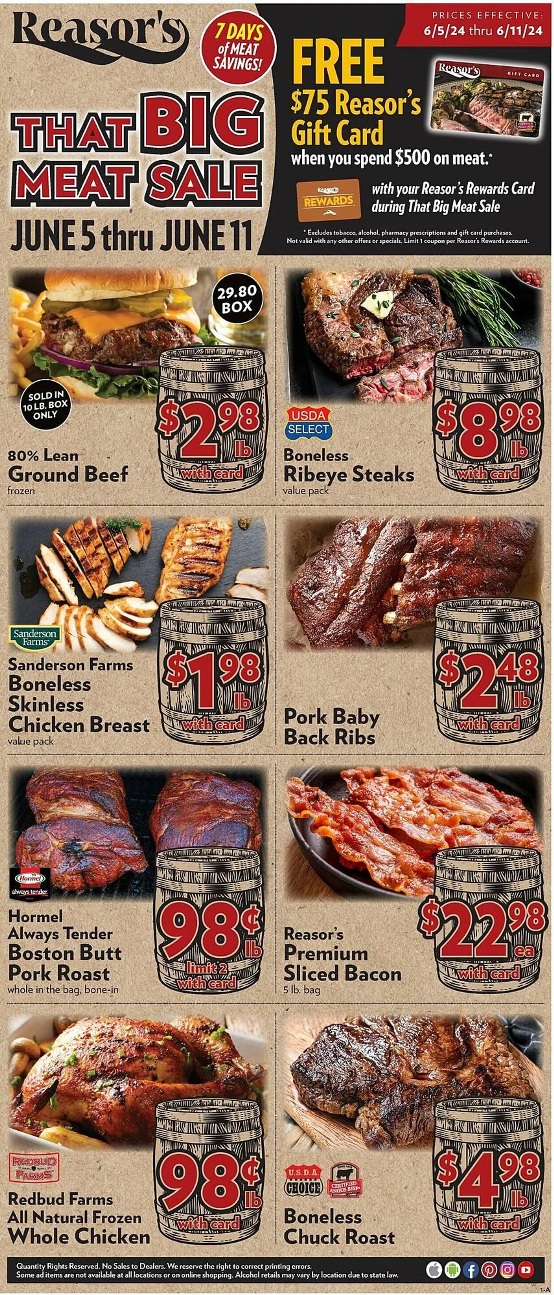 Reasors Weekly Ad - 1