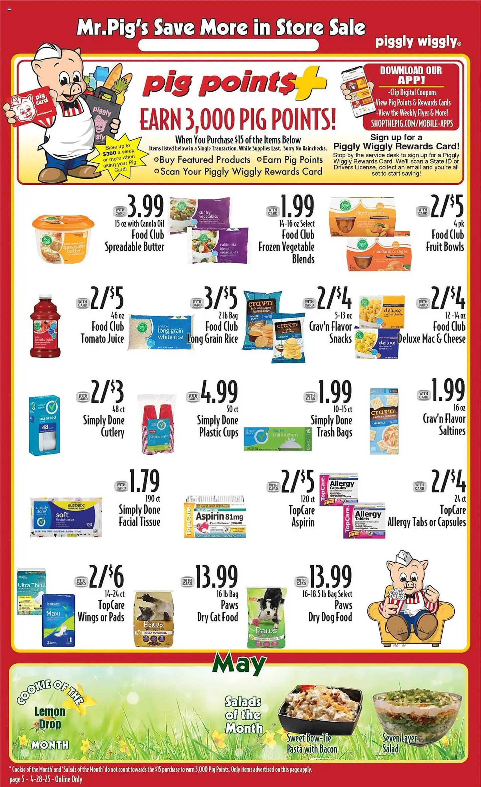 Weekly ad Piggly Wiggly Weekly Ad from April 30 to May 6 2025 - Page 5