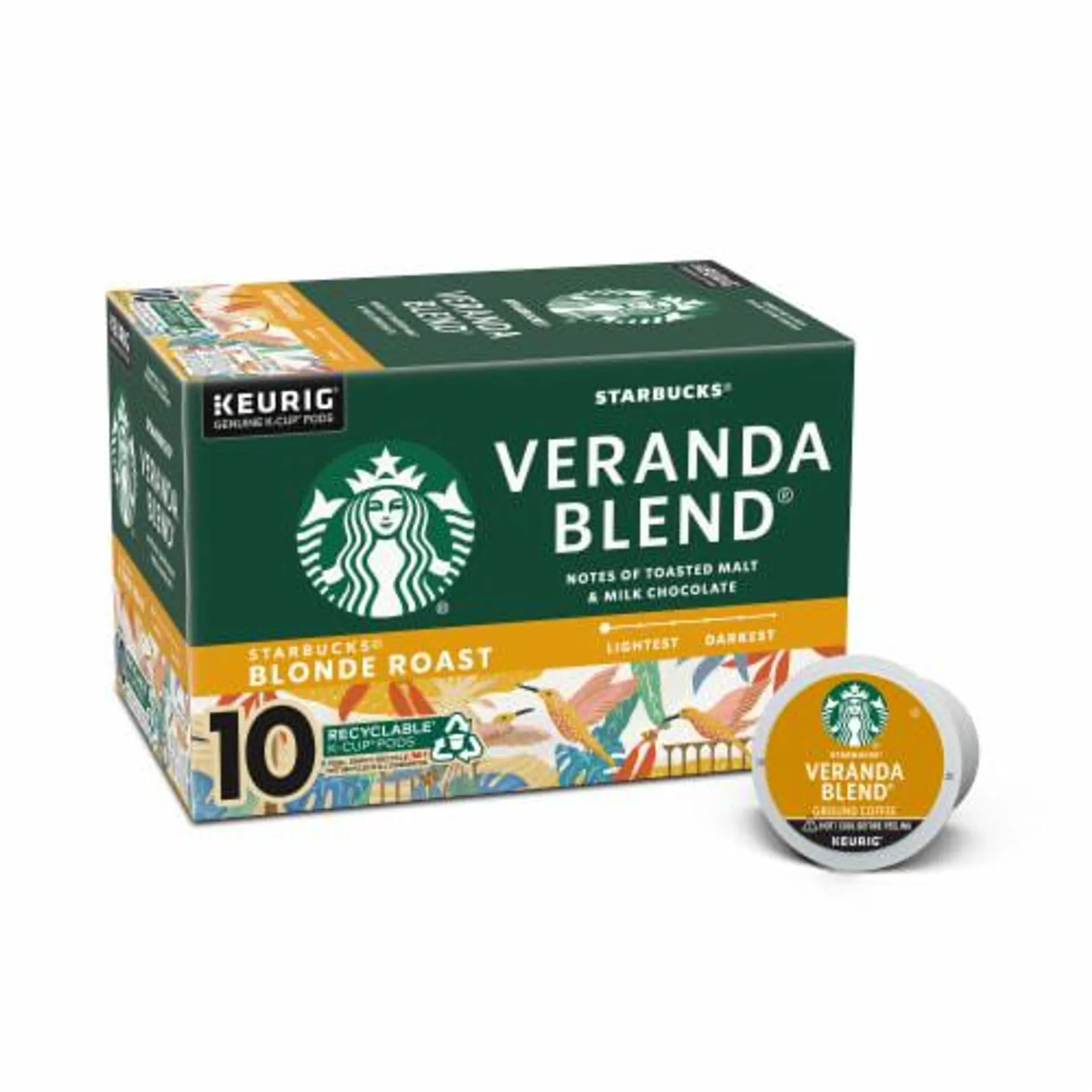 Starbucks® Veranda Blend® Blonde Roast Coffee K-Cup Pods