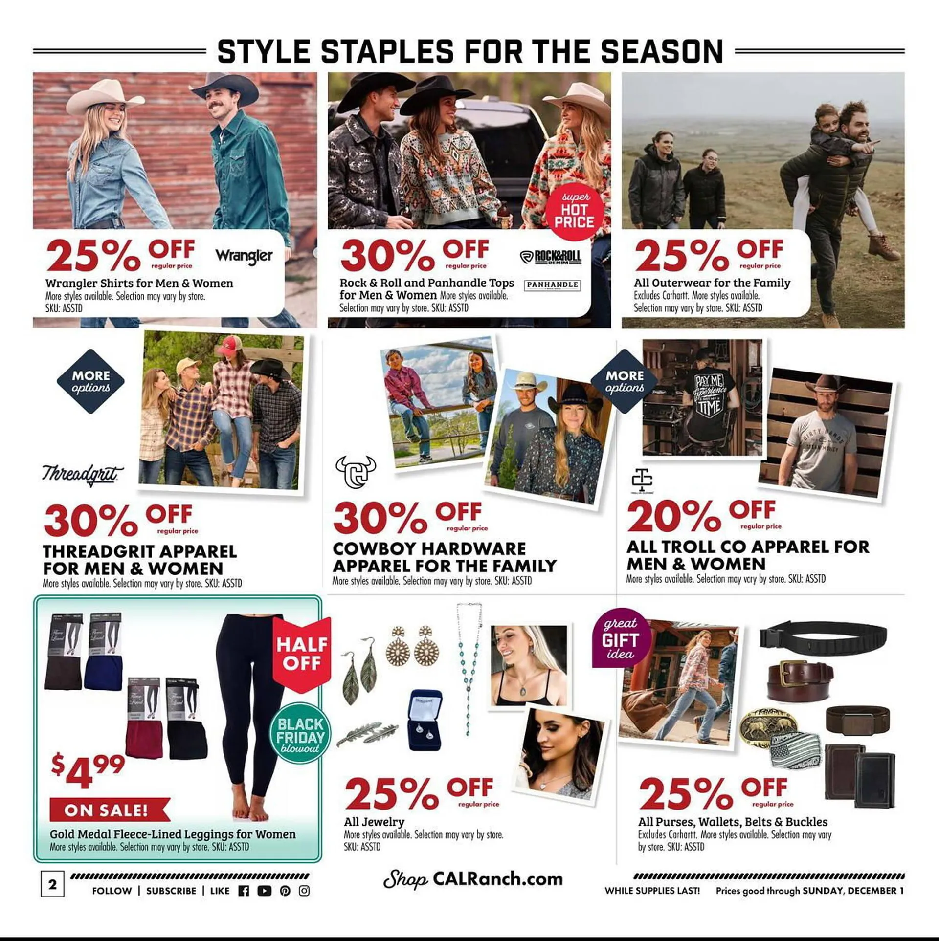 Weekly ad C A L Ranch Stores Weekly Ad from November 29 to December 1 2024 - Page 2