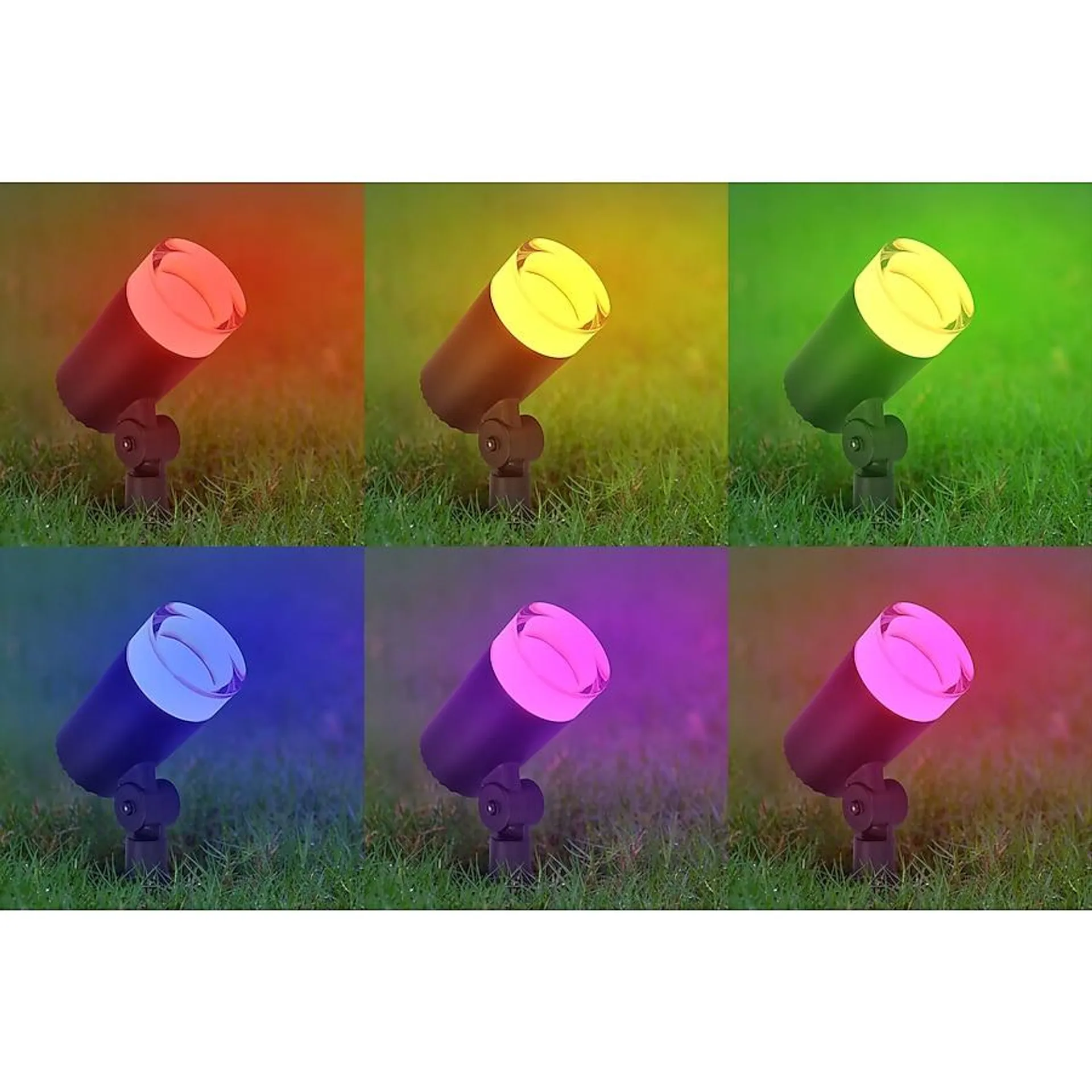 Harbor Breeze 400 -Lumens 6.8 -Watt Black Low voltage Hardwired LED Spot light kit