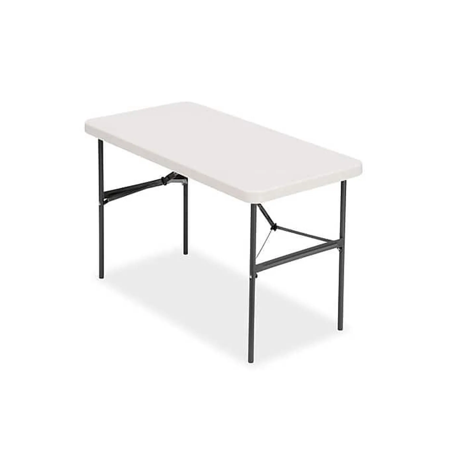 Staples® 4' x 24" Heavy Duty Folding Table,