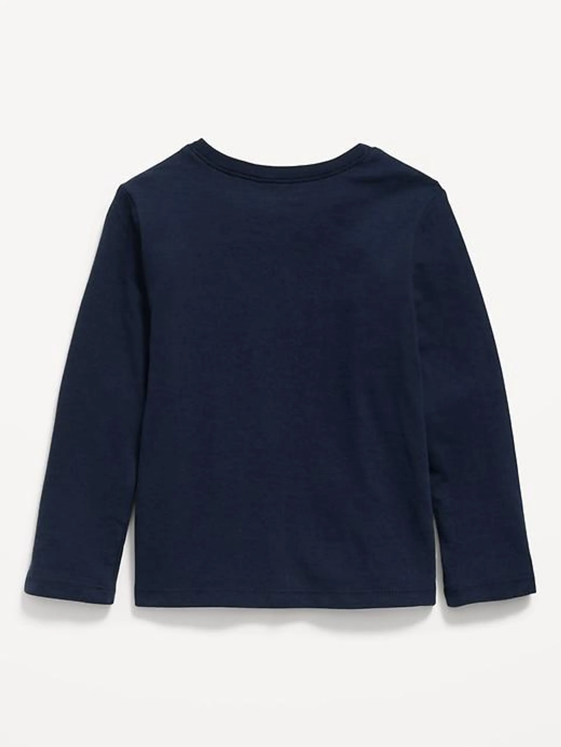 Unisex Long-Sleeve Solid T-Shirt for Toddler