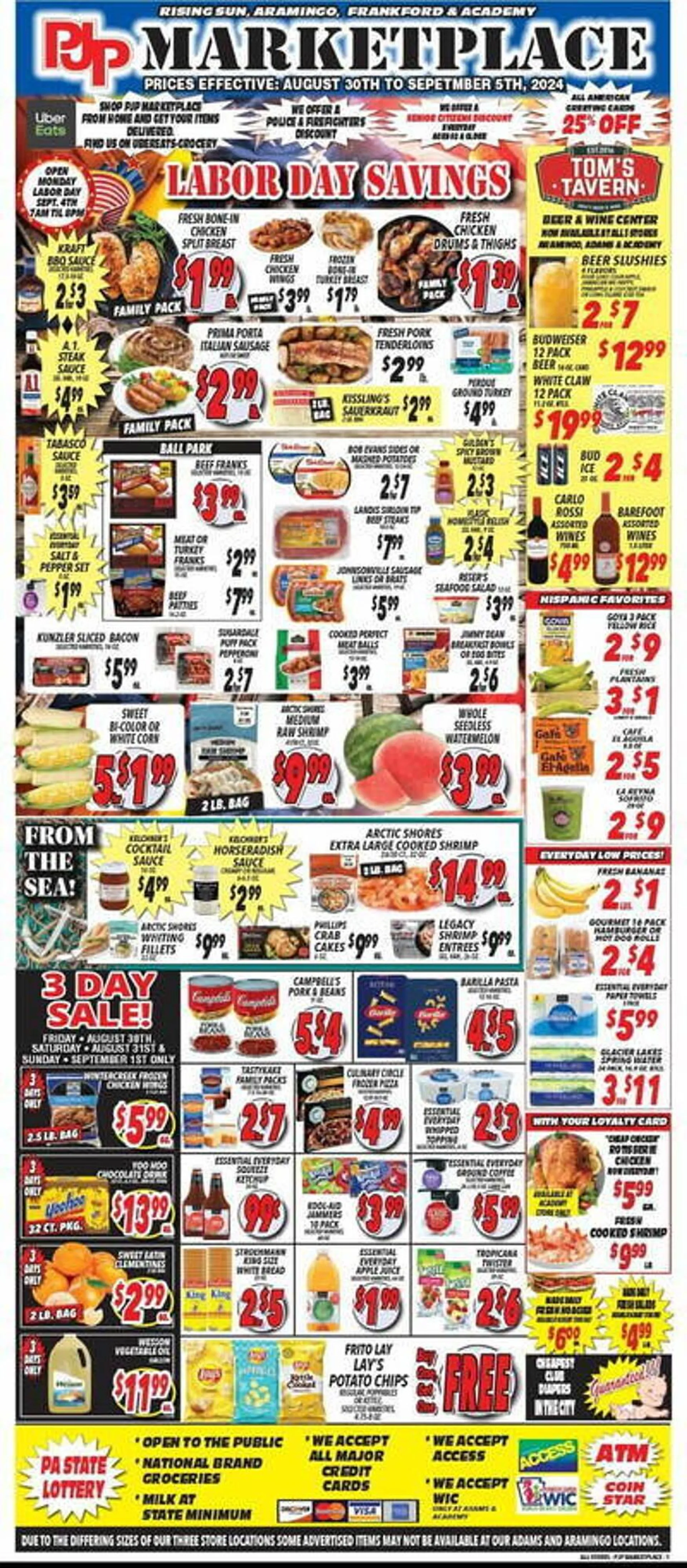 PJP Marketplace Weekly Ad - 1