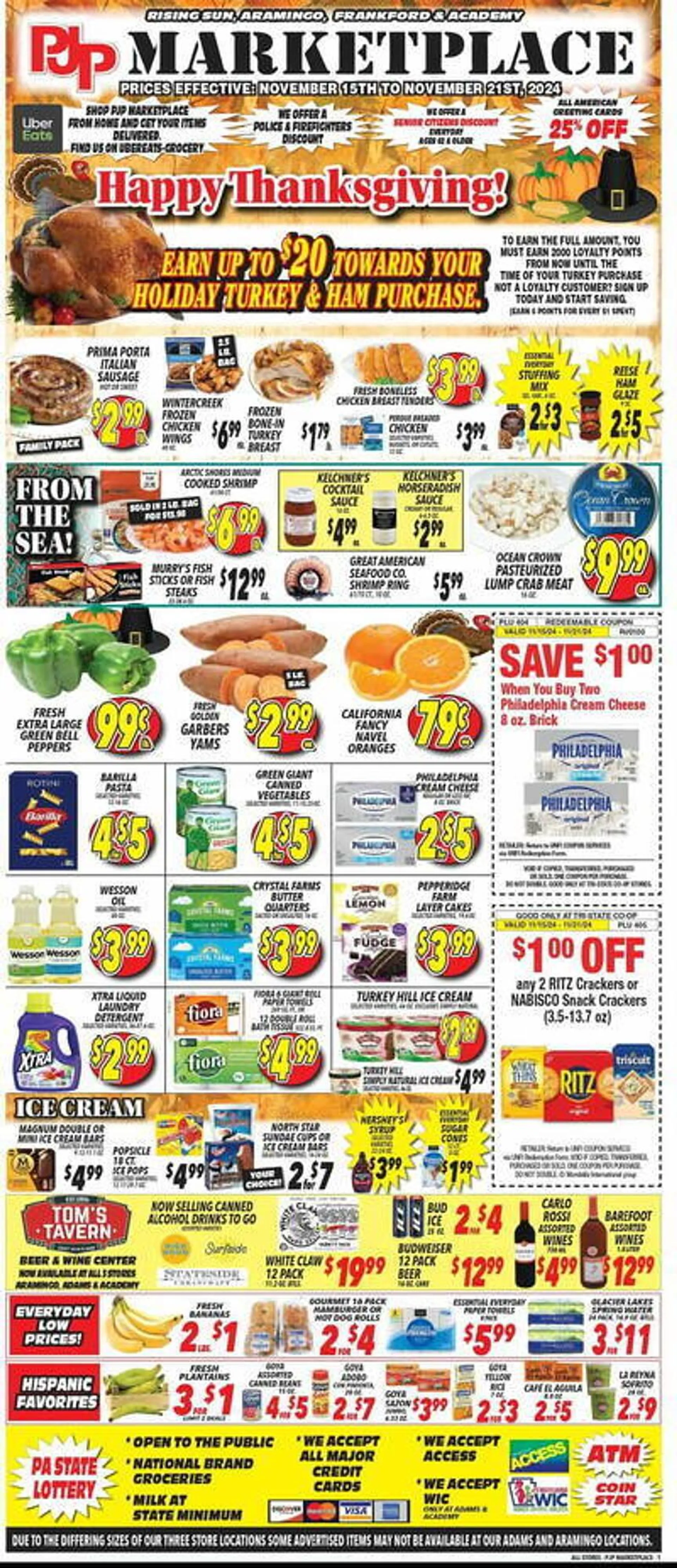 PJP Marketplace Weekly Ad - 1