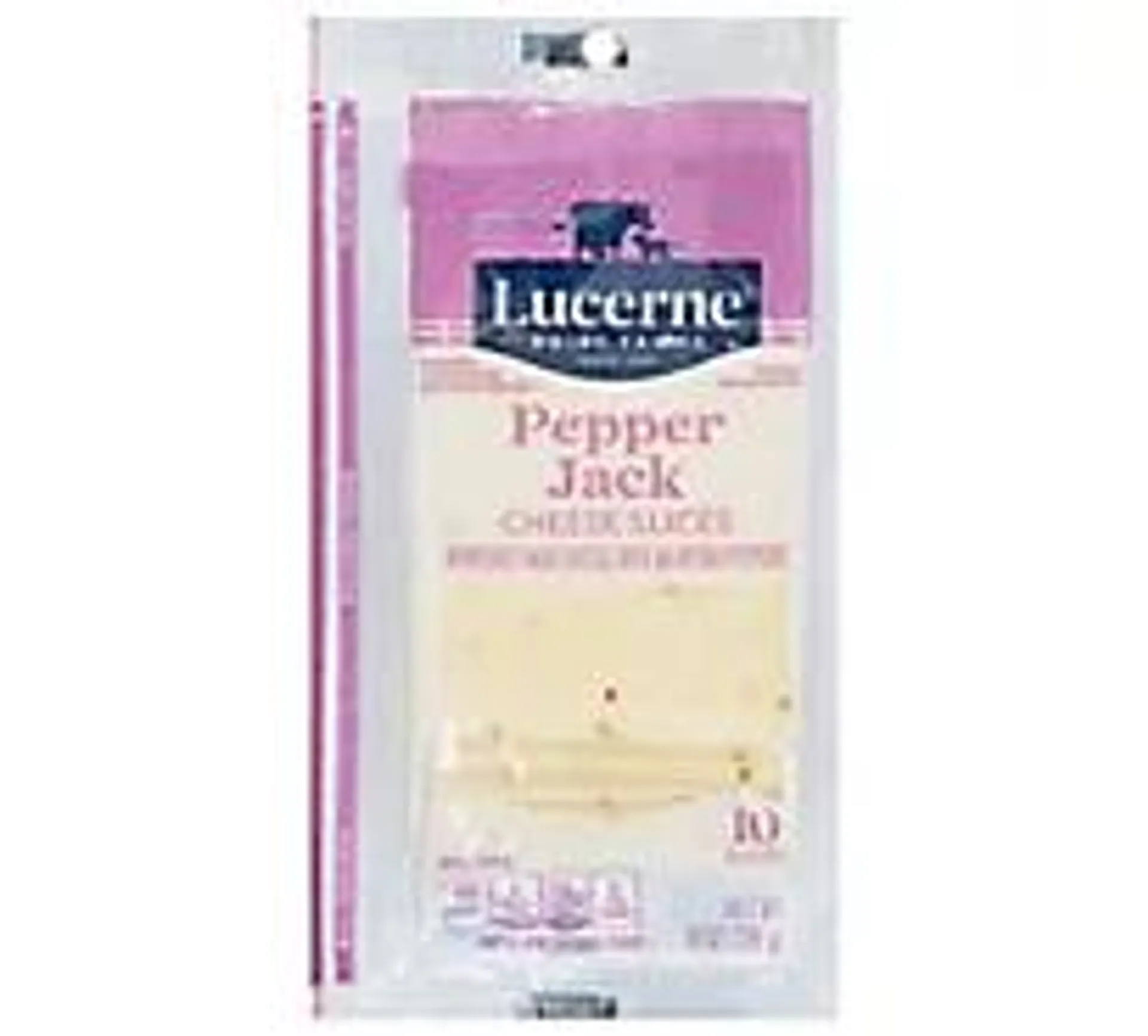 Lucerne Cheese Slices Pepper Jack - 10 Count