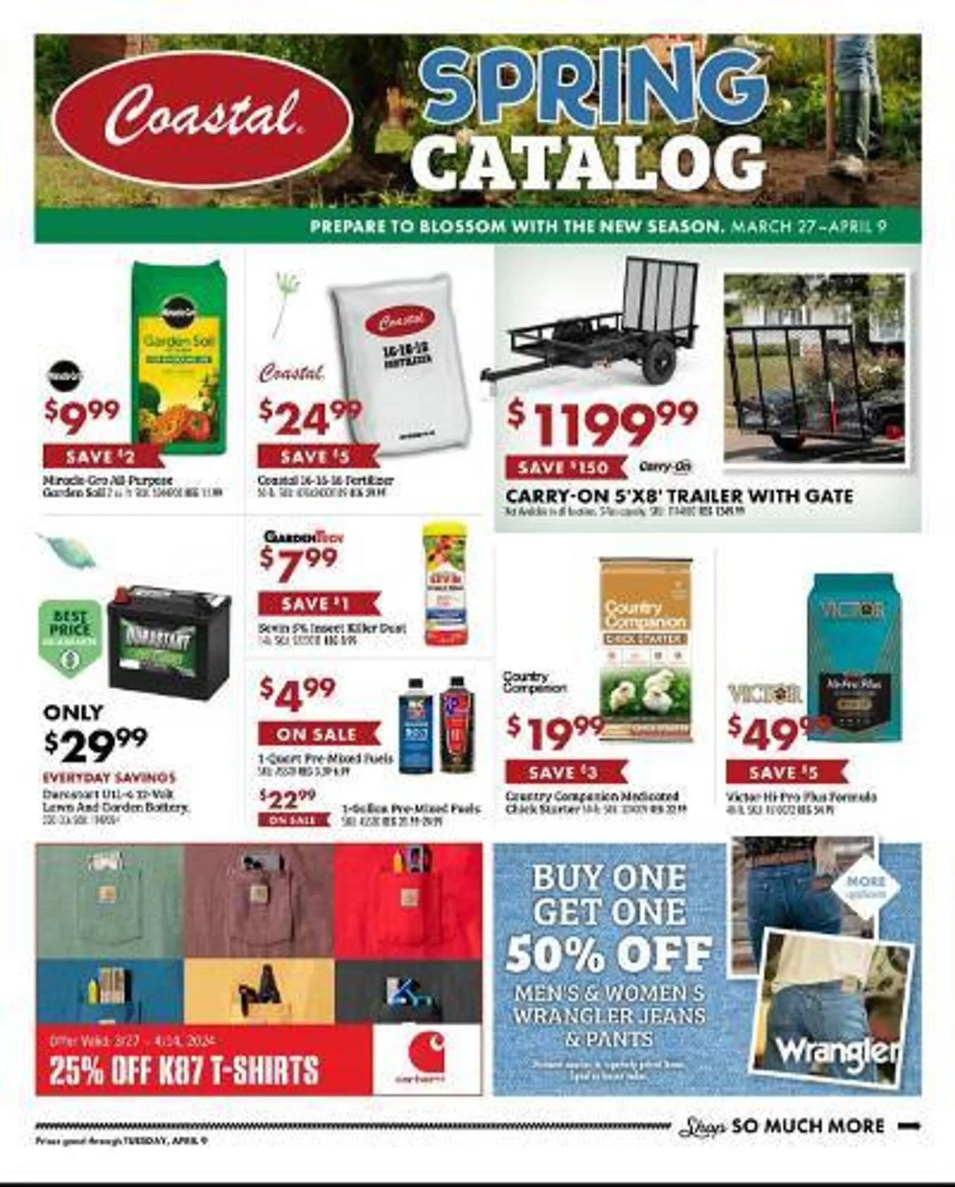Weekly ad Coastal Farm & Ranch Weekly Ad from March 27 to April 9 2024 - Page 1