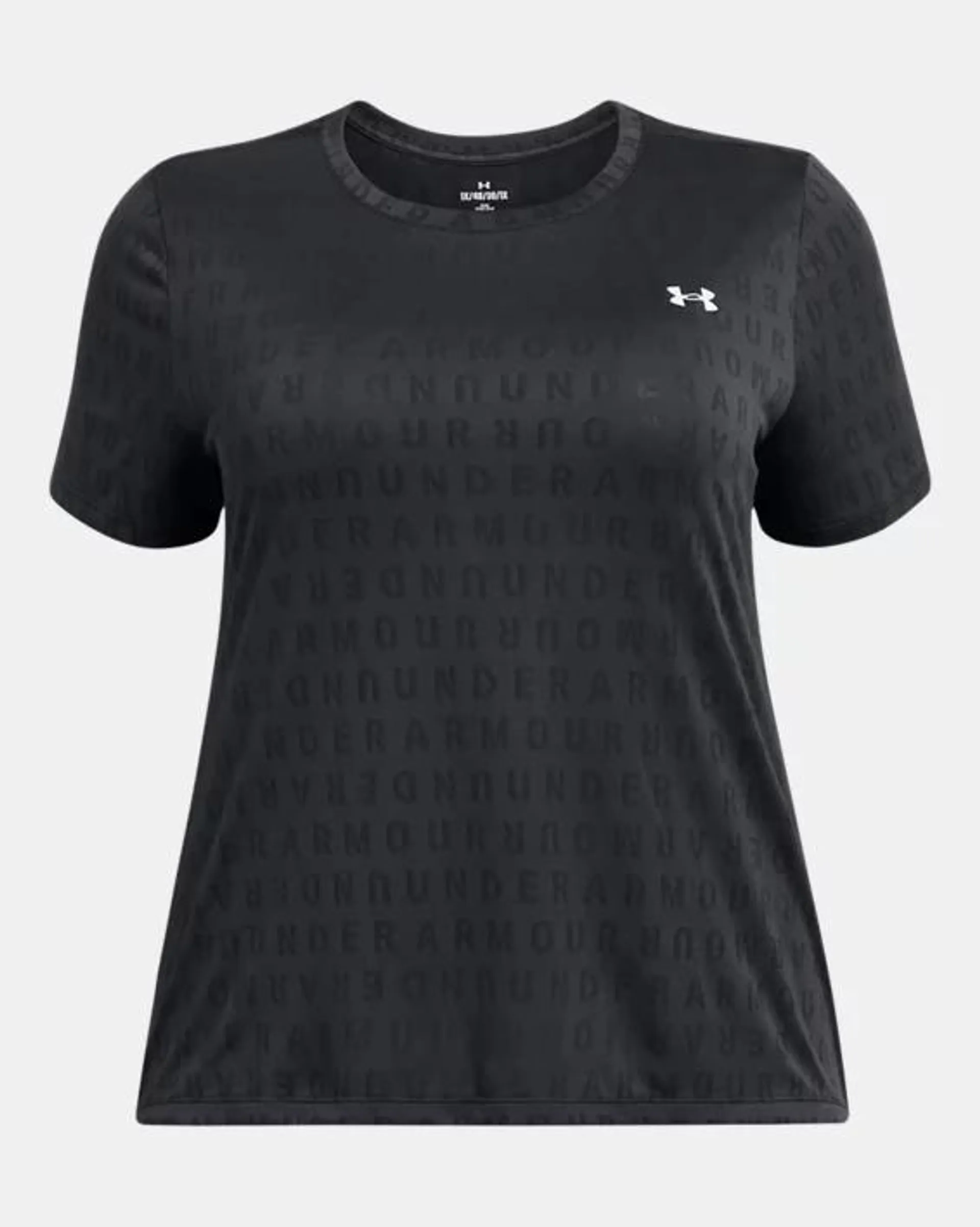 Women's UA Velocity Wordmark Jacquard Short Sleeve