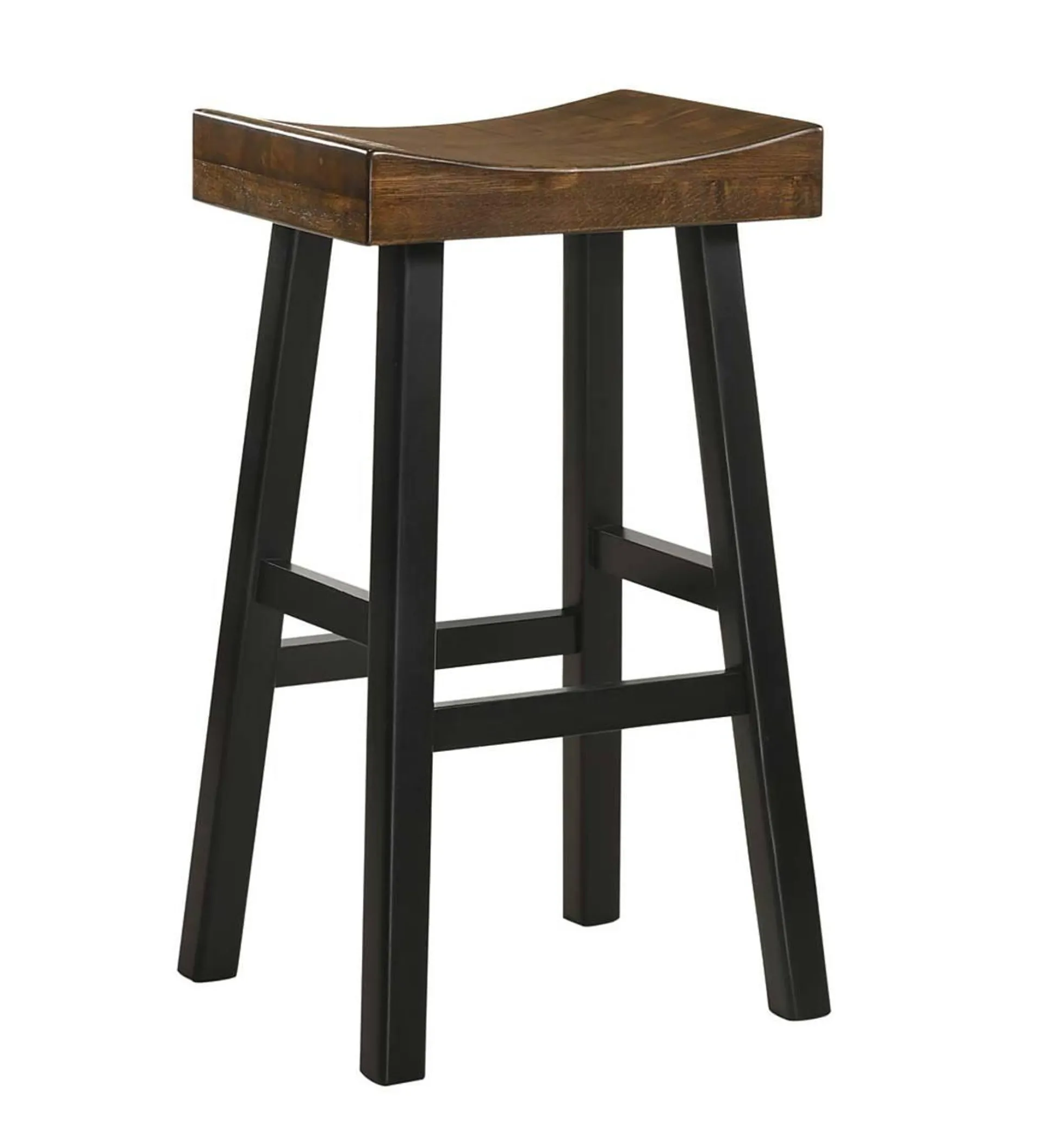 30" Wood Saddle Bar Stool - Elm