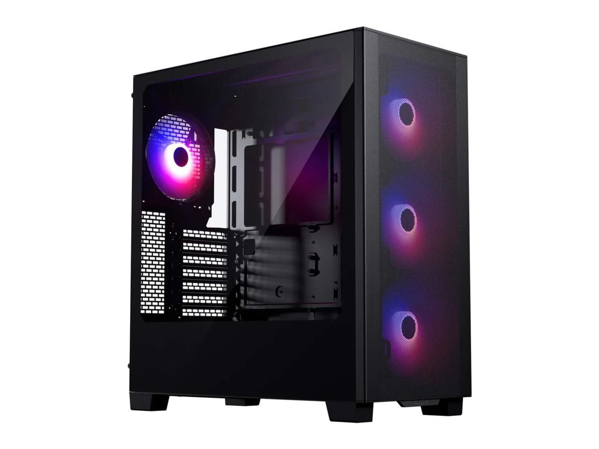 Phanteks XT Pro Ultra, Mid-Tower Gaming Chassis, 4x M25-140 Fans Included, High Airflow Performance Mesh, Tempered Glass Window, USB-C 3.2 Gen2, Black