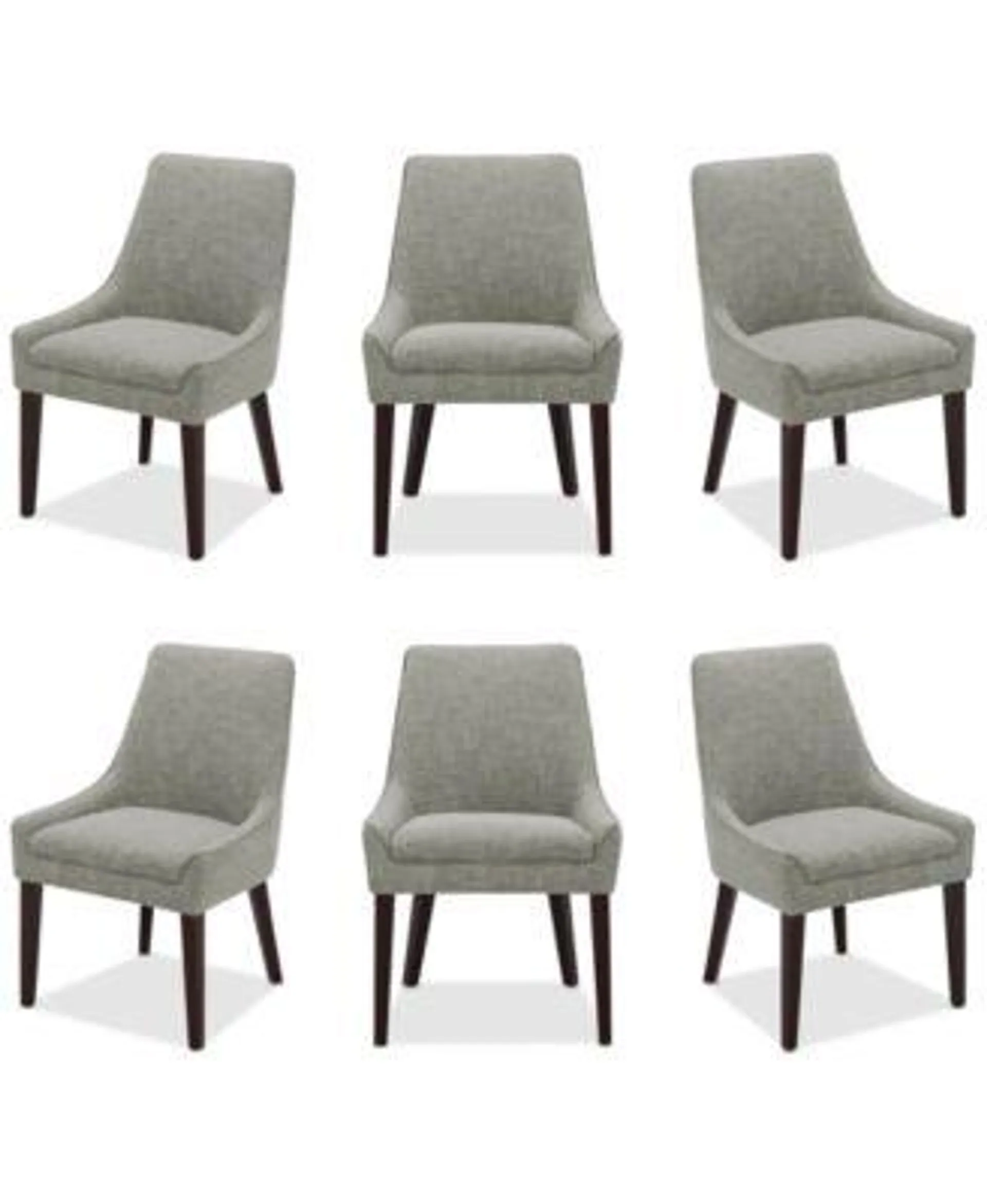 Everly II 6-Pc. Dining Chair Set, Created for Macy's