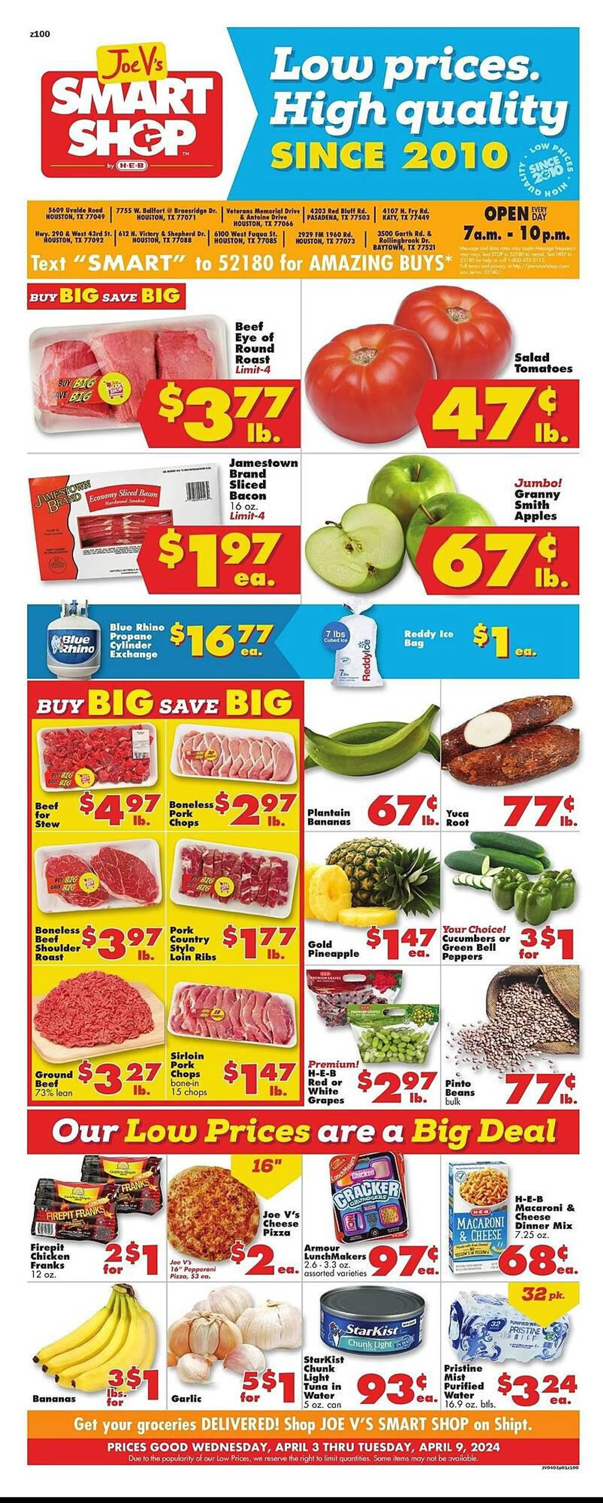 Weekly ad Joe V's Smart Shop Weekly Ad from April 3 to April 9 2024 - Page 
