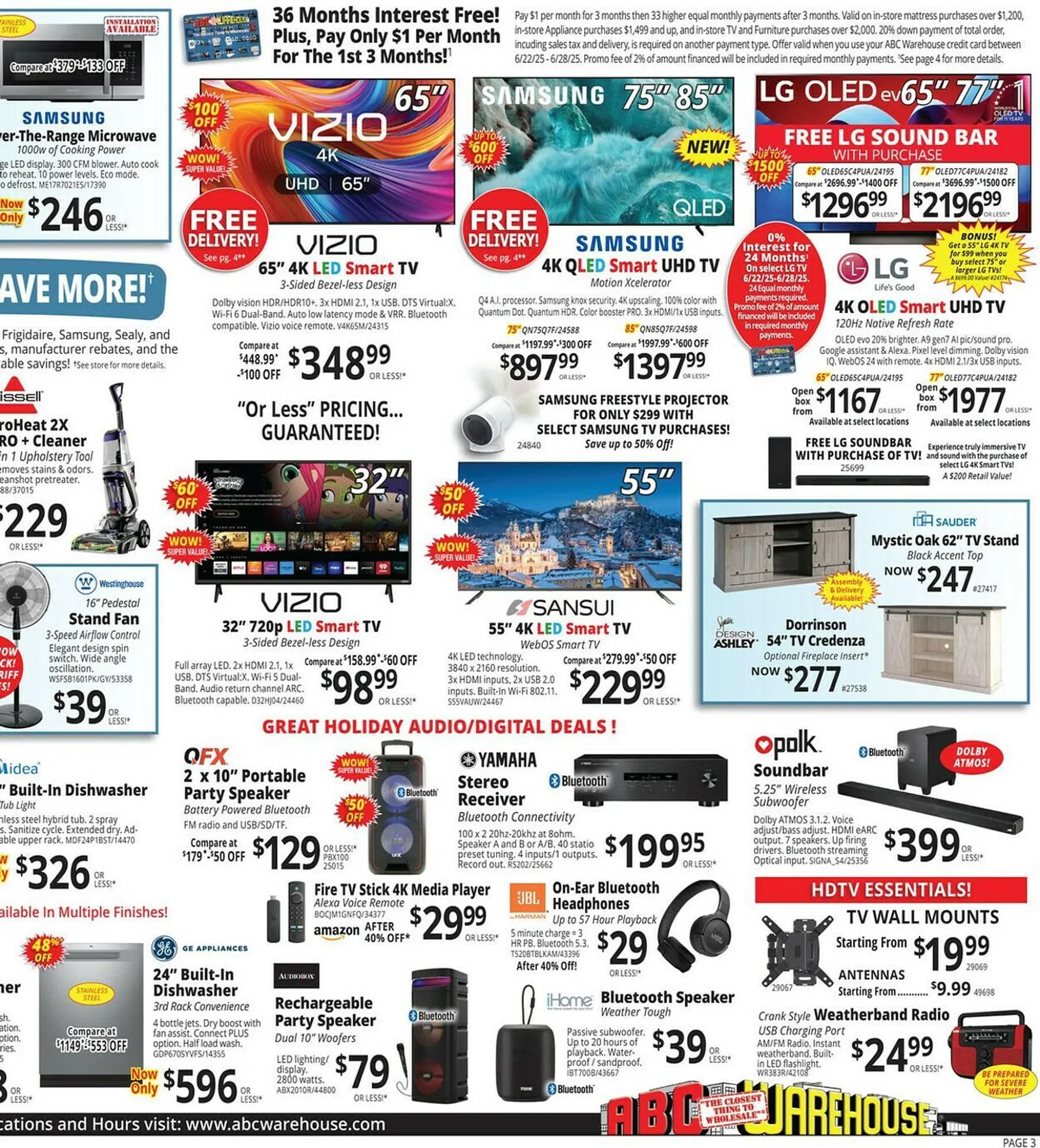 Weekly ad ABC Warehouse Weekly Ad from June 22 to June 28 2025 - Page 3