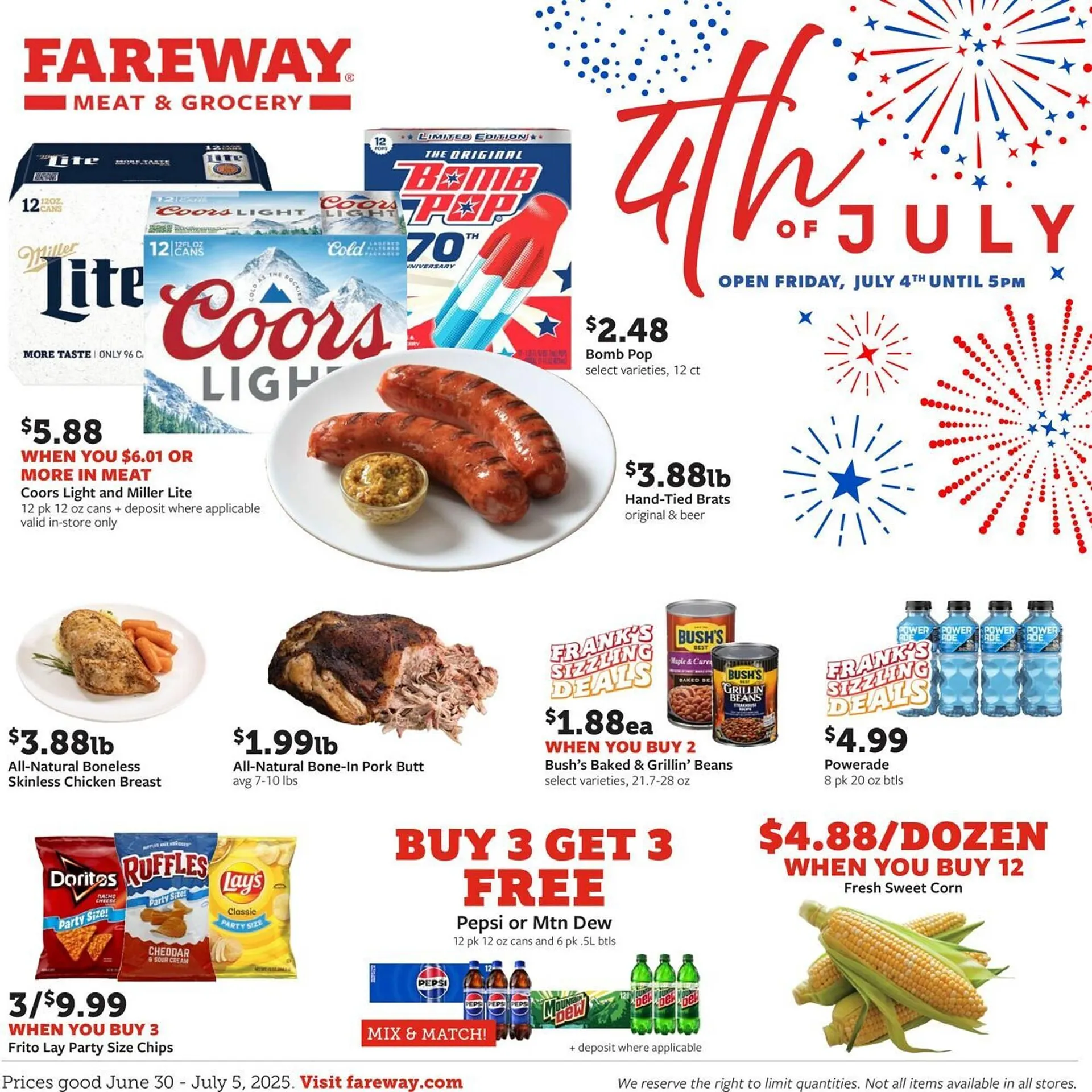 Weekly ad Fareway Weekly Ad from June 29 to July 5 2025 - Page 1
