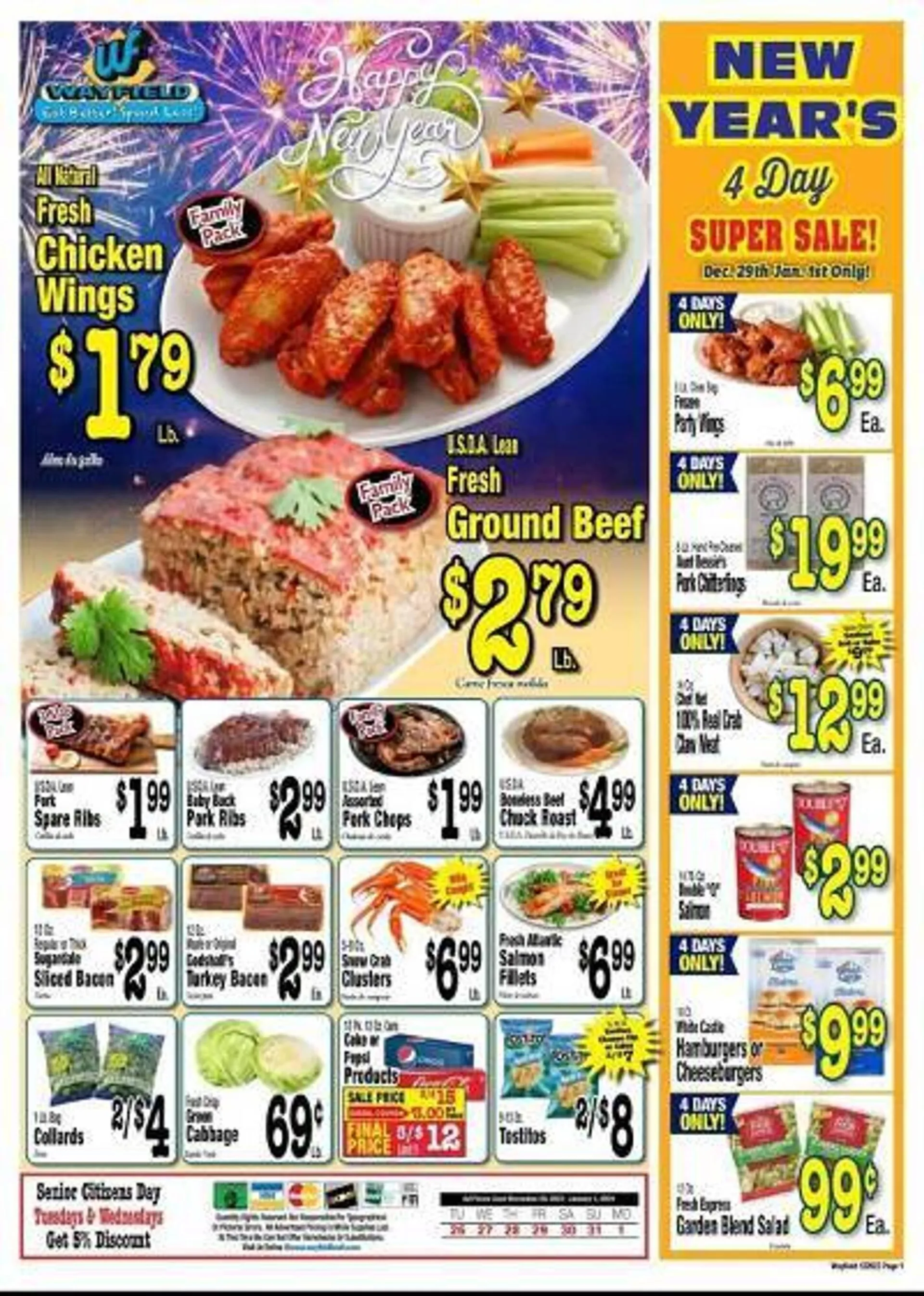 Weekly ad Wayfield Weekly Ad from December 26 to January 1 2024 - Page 1