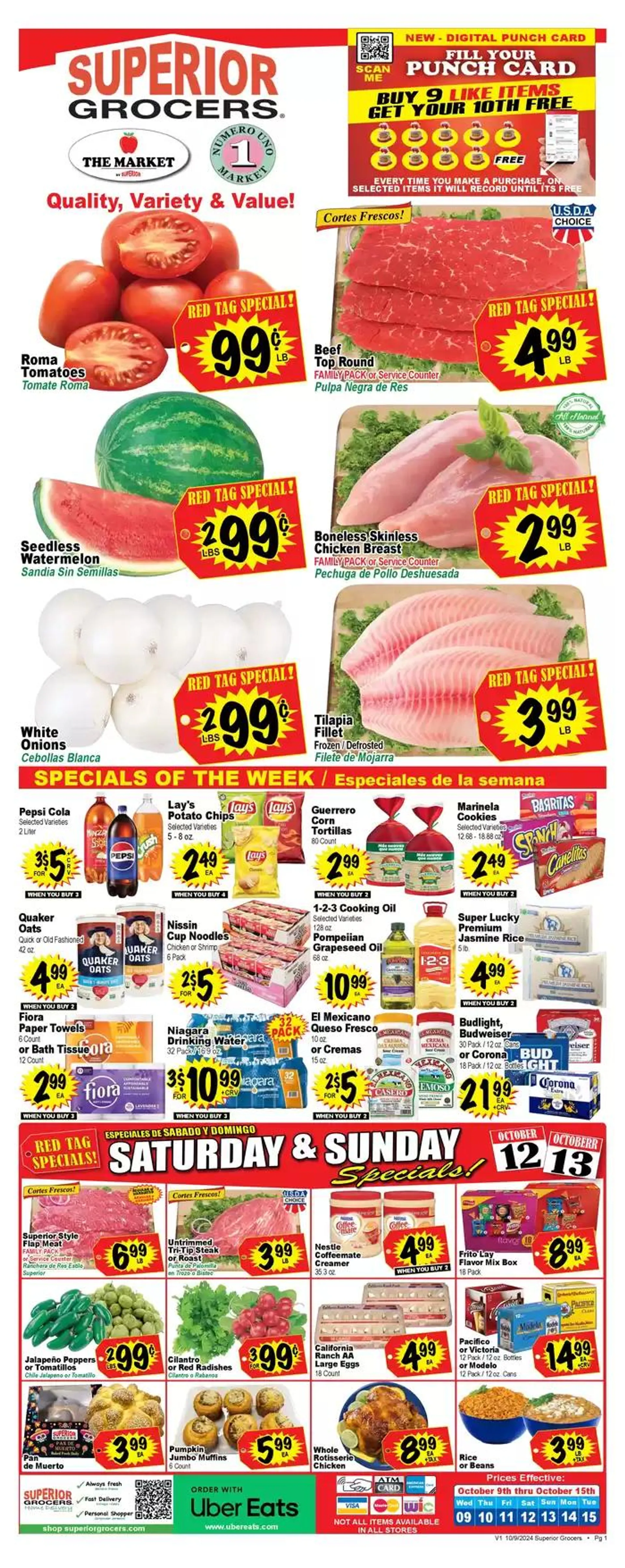 Weekly specials Superior Grocers - 1