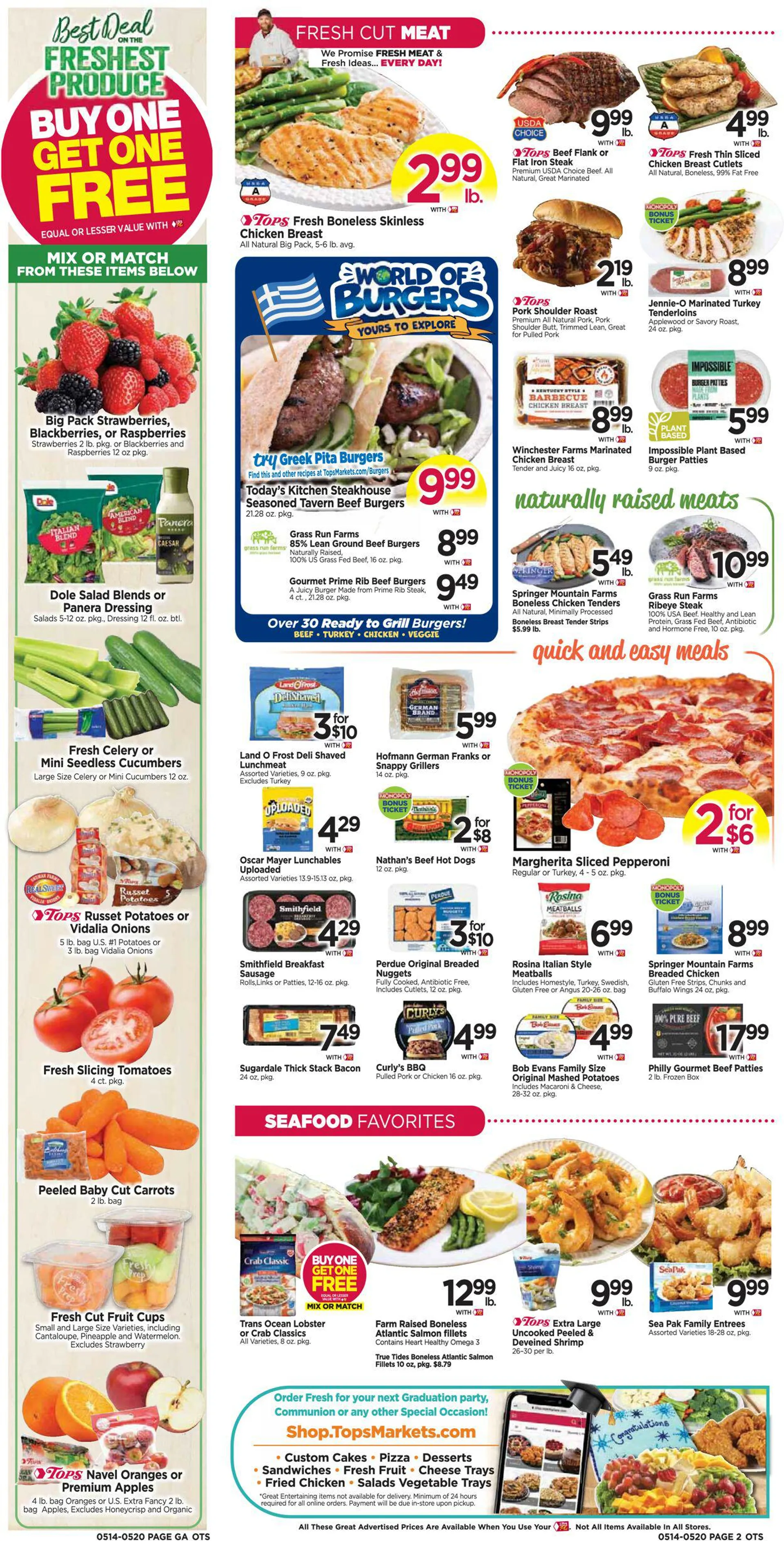 Tops Friendly Markets Current weekly ad - 2