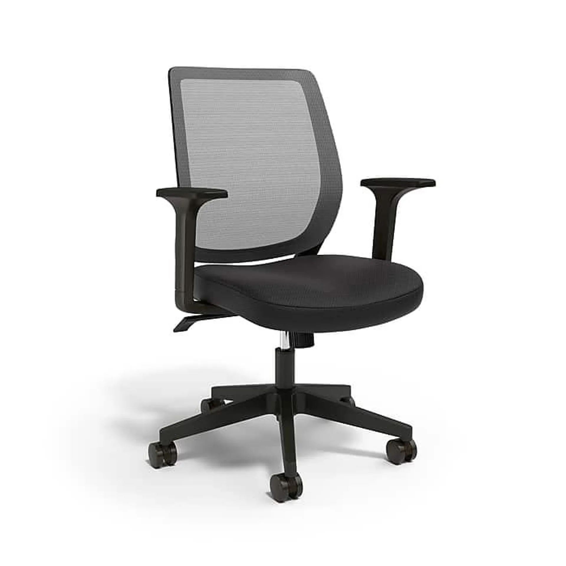 Staples® Essentials Ergonomic Fabric Swivel Task Chair,