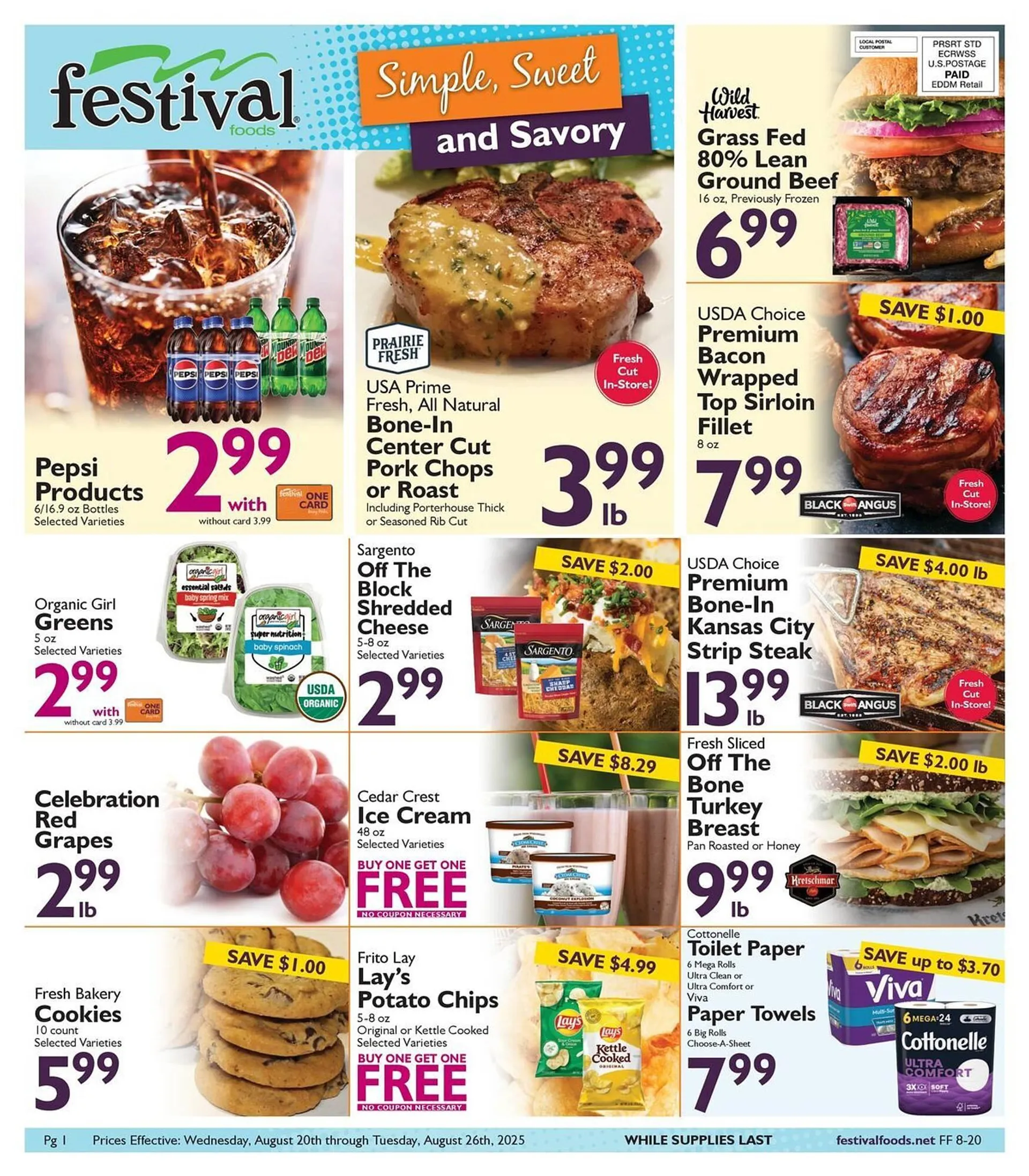 Weekly ad Festival Foods Weekly Ad from August 20 to August 26 2025 - Page 1