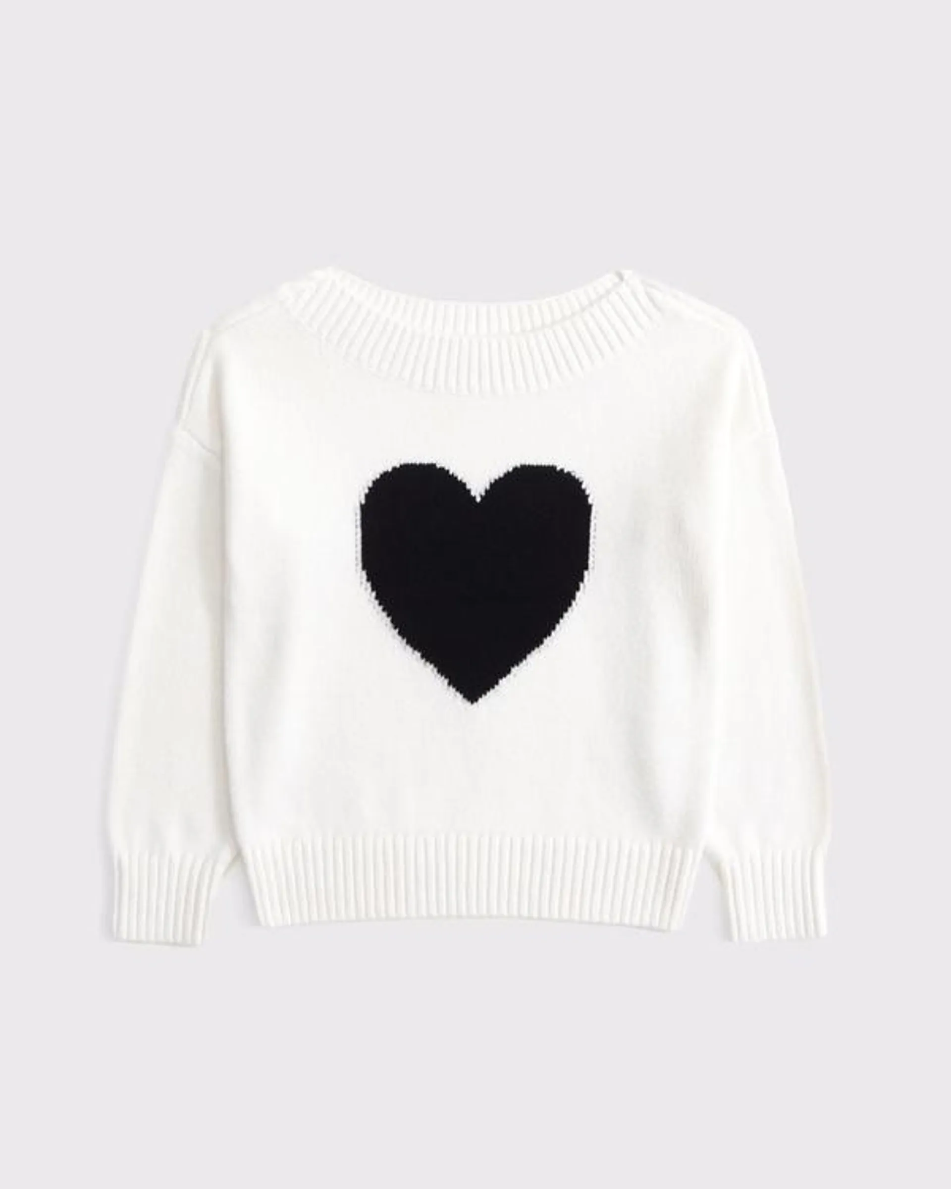 oversized off-the-shoulder graphic sweater