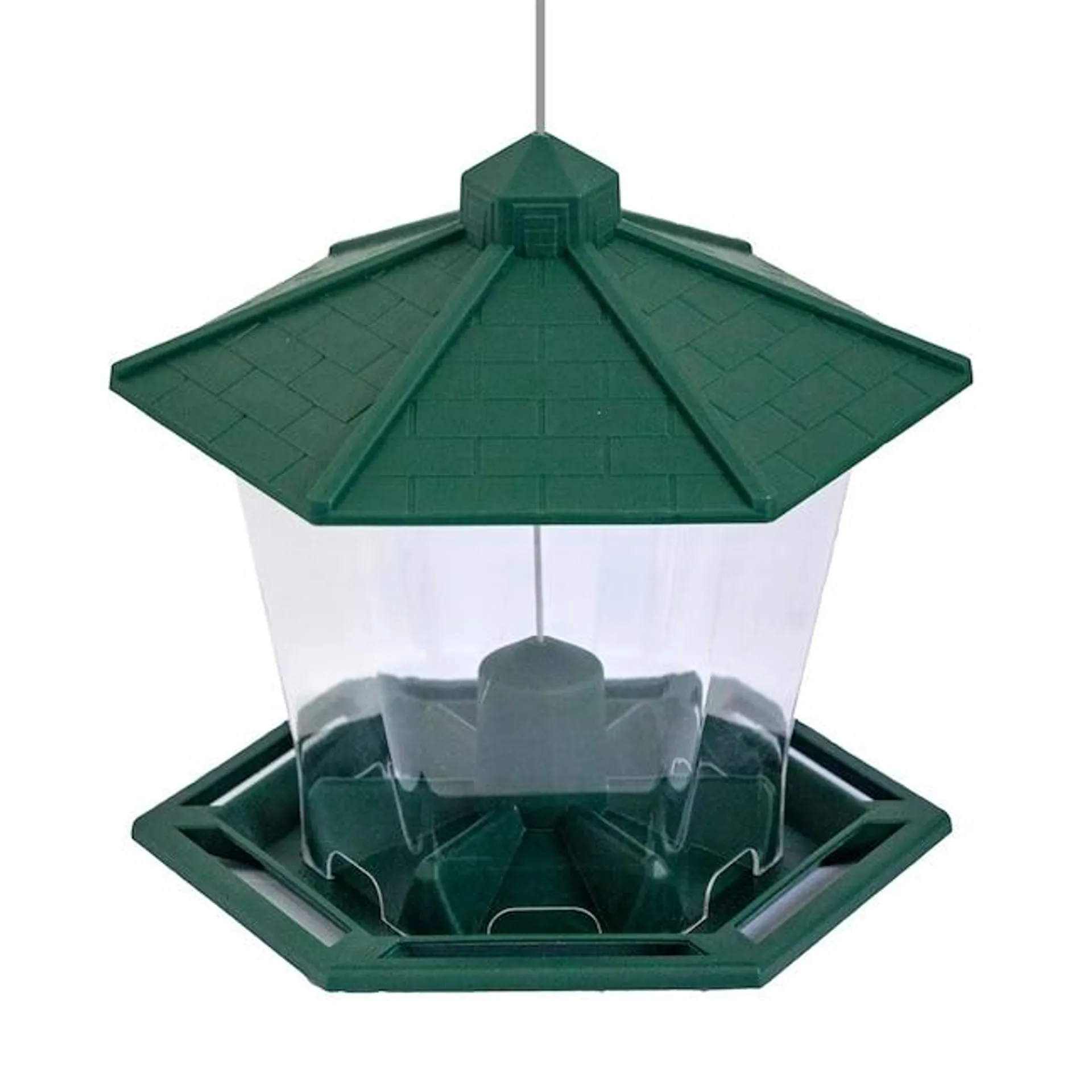 Style Selections Plastic Hanging/post-mount Hopper Bird Feeder- 6-lb