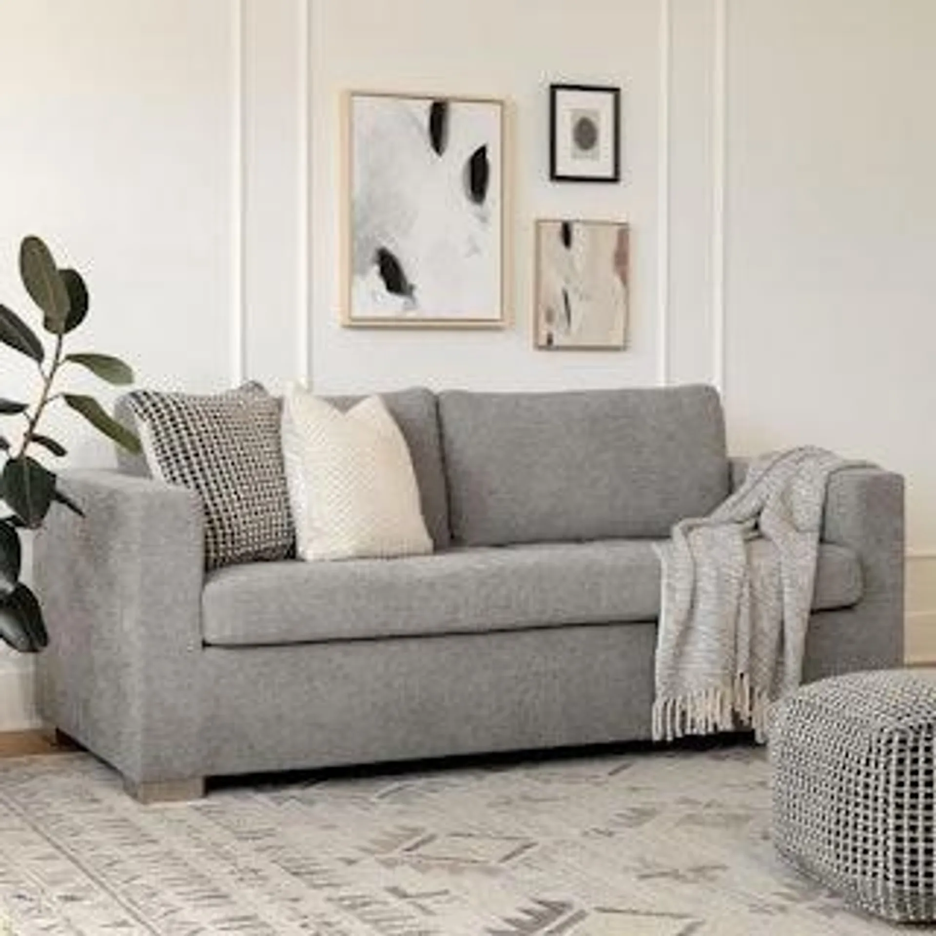 Soma 82" Sofa Bed - Dawn Gray