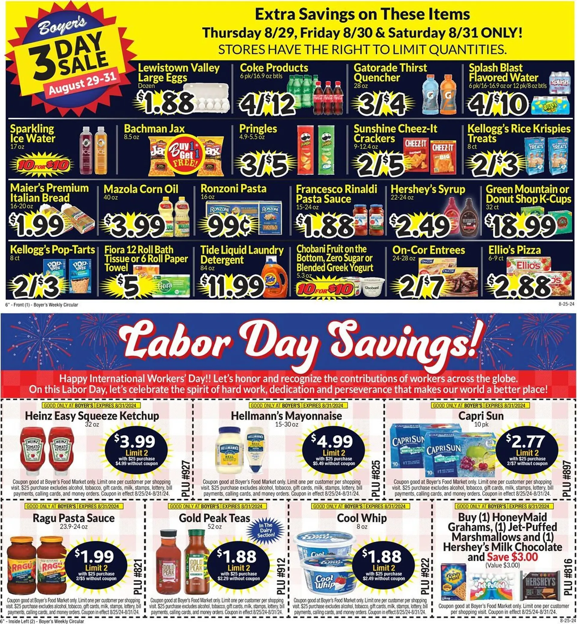 Boyers Food Markets Weekly Ad - 1