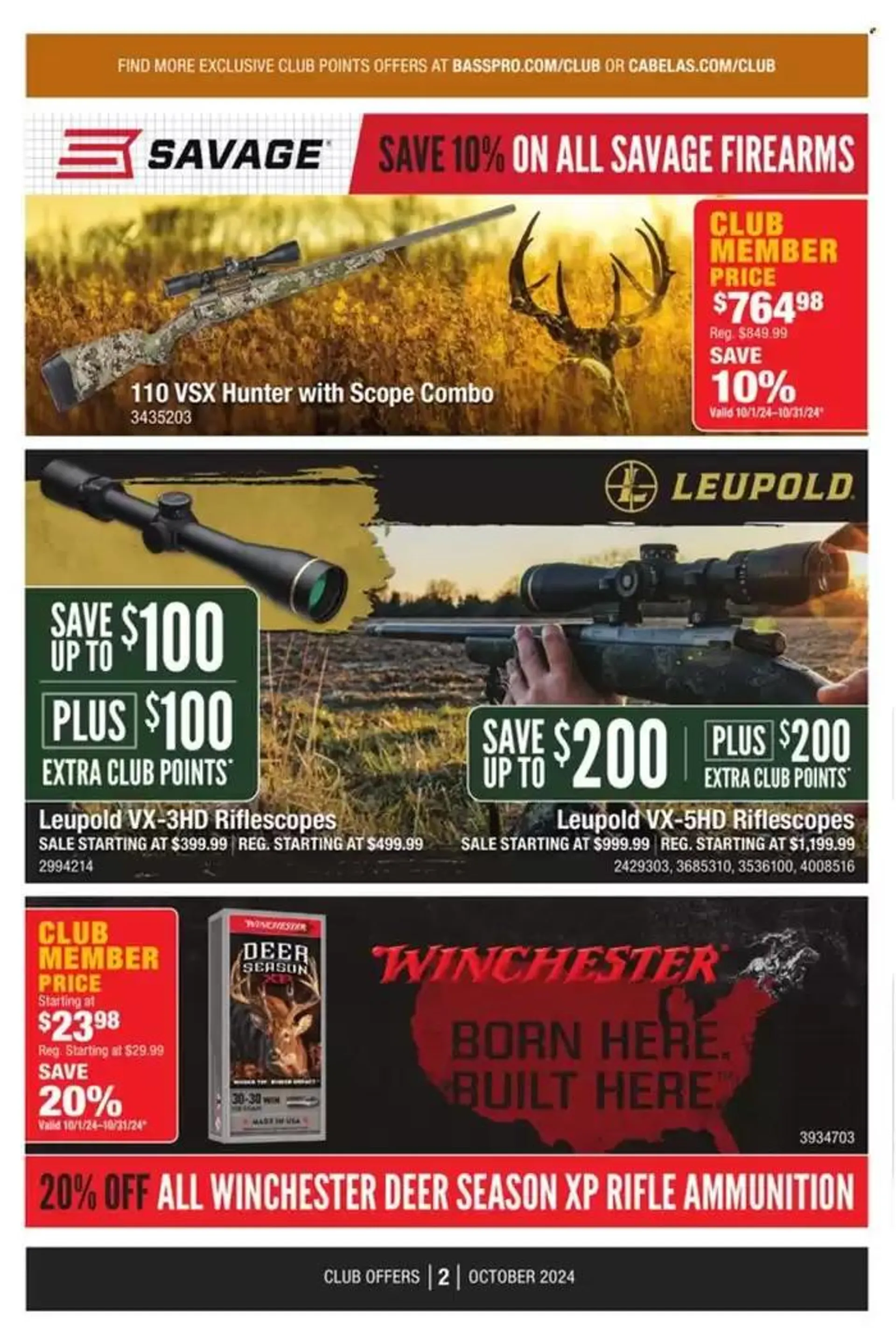 Weekly ad Cabela's Weekly ad from October 1 to October 31 2024 - Page 2