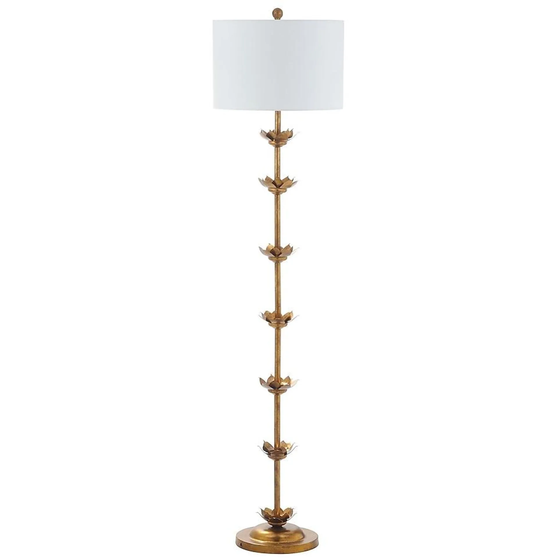 Safavieh Landen 63.5-in Antique Gold Floor Lamp