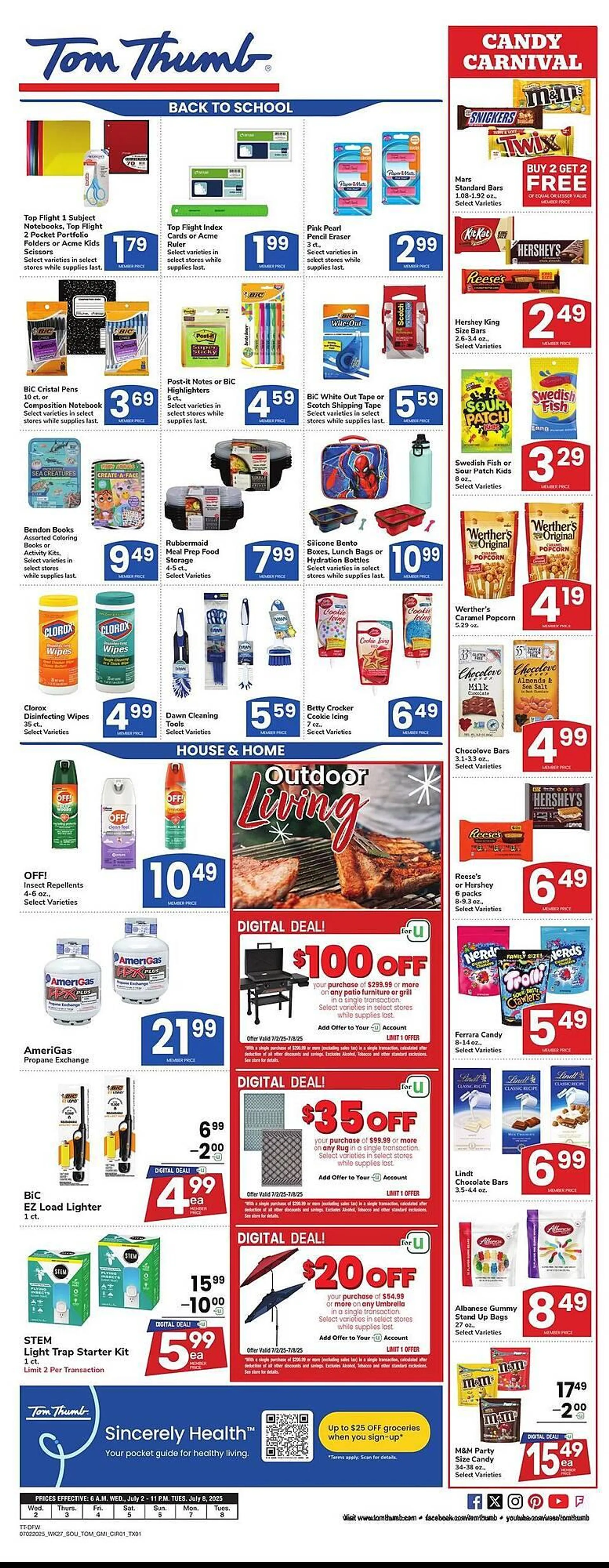 Weekly ad Tom Thumb Weekly Ad from July 2 to July 8 2025 - Page 4