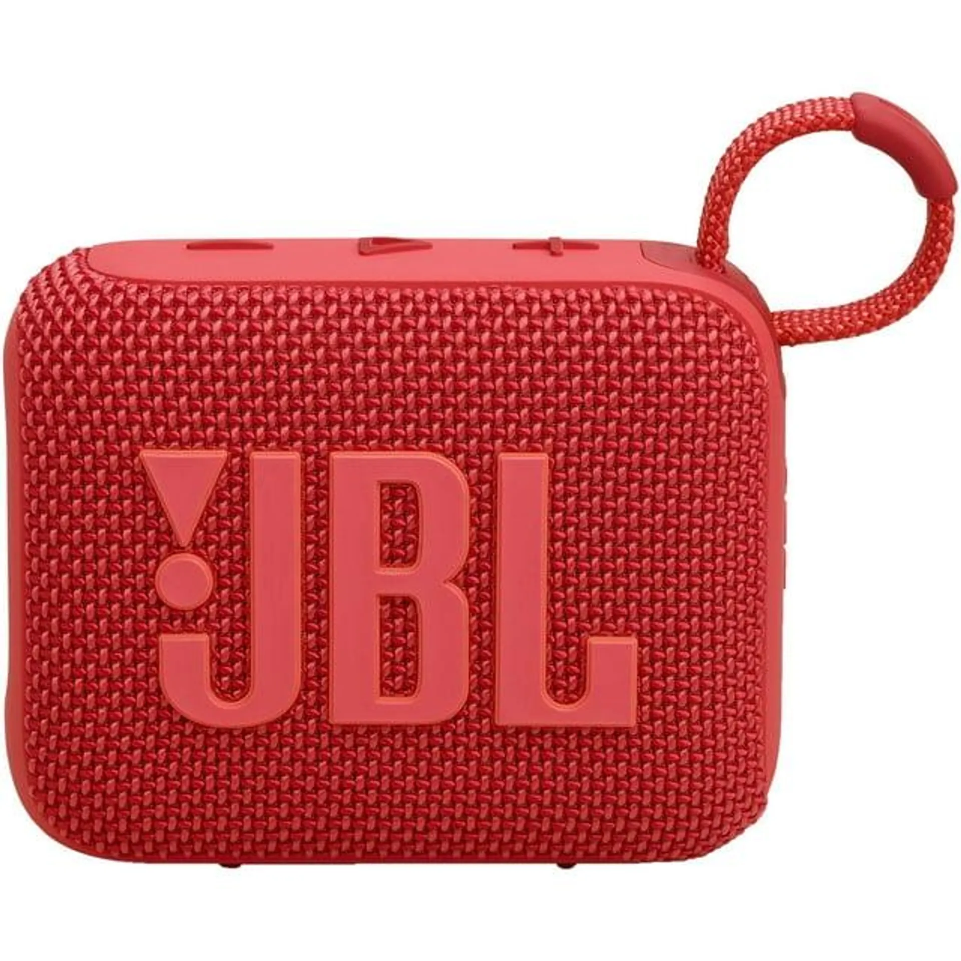 Restored JBL Go 4 - Ultra-Portable Bluetooth Speaker - Red (Refurbished)