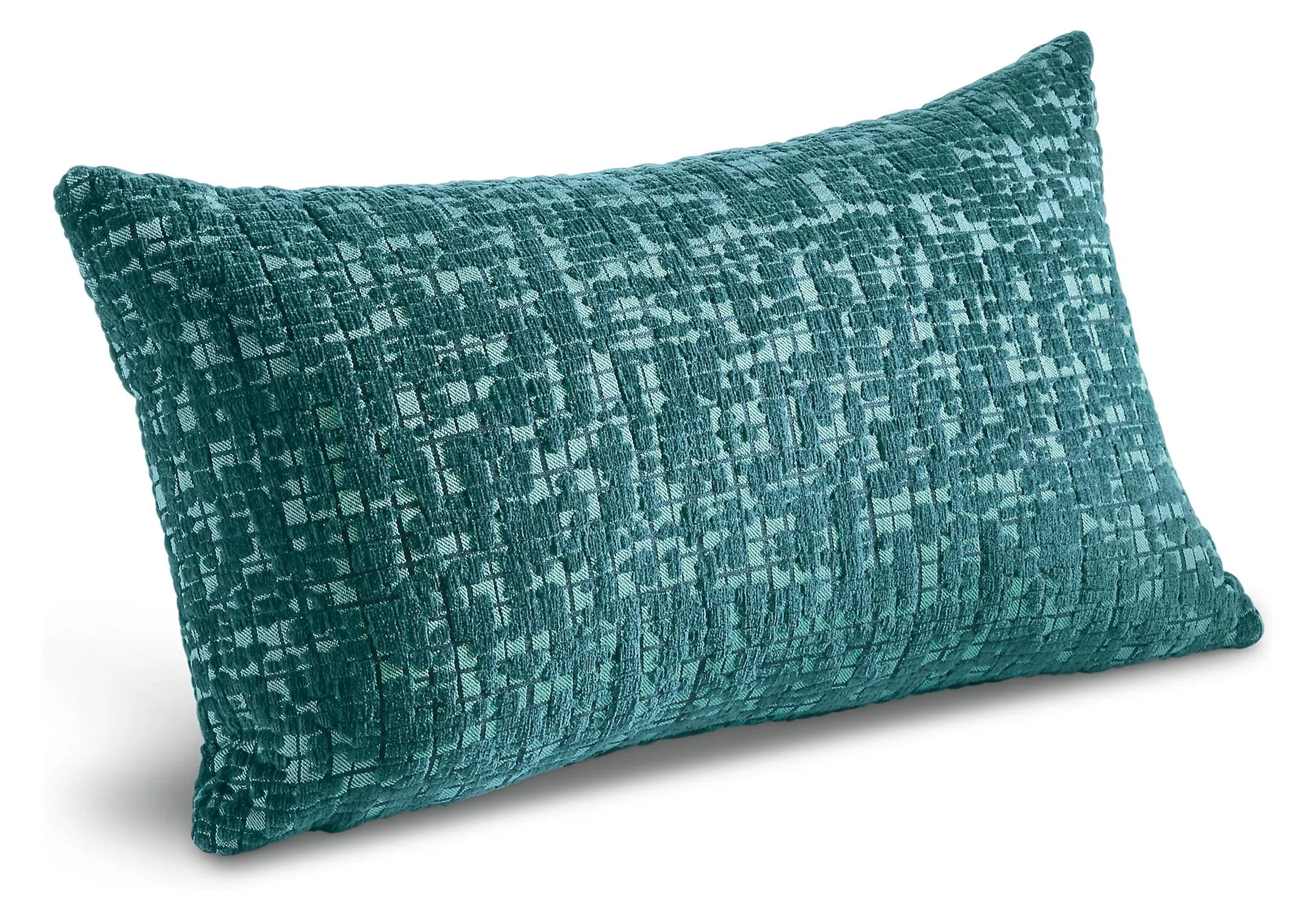 Staccato 22w 13h Throw Pillow in Teal