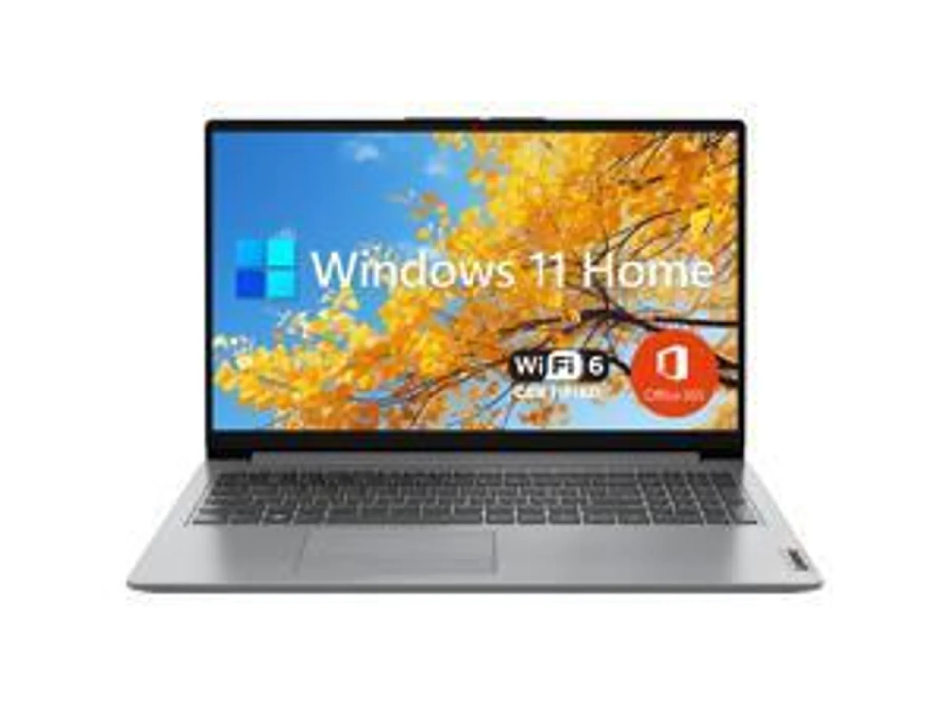 Lenovo IdeaPad 1 Student Laptop, 15.6" FHD Display, Intel Dual Core Processor, 20GB RAM, 1TB SSD + 128GB eMMC, 1 Yr Office 365, Wi-Fi 6, Windows 11 Home, Grey