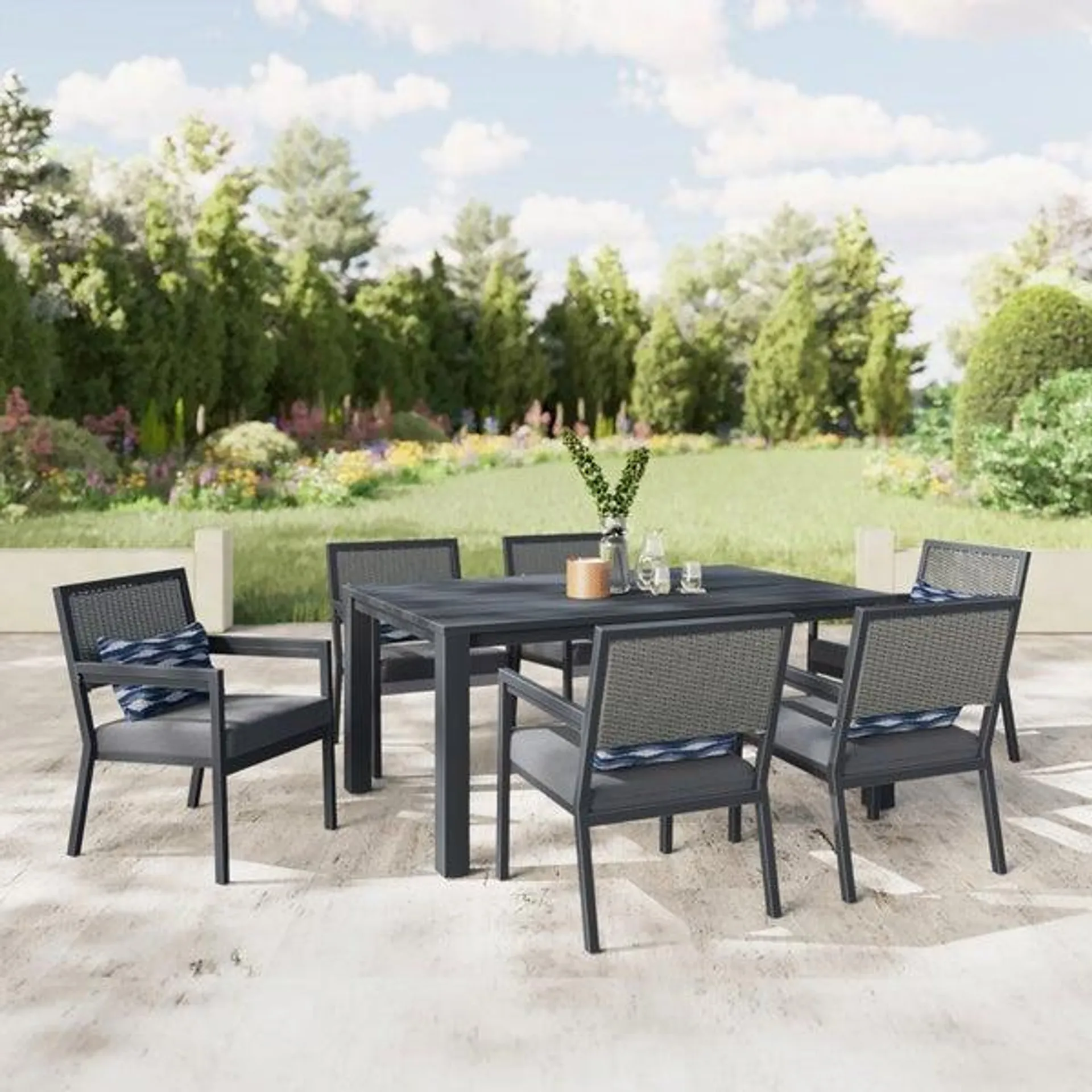 Maribela 7-piece Outdoor Patio Dining Set