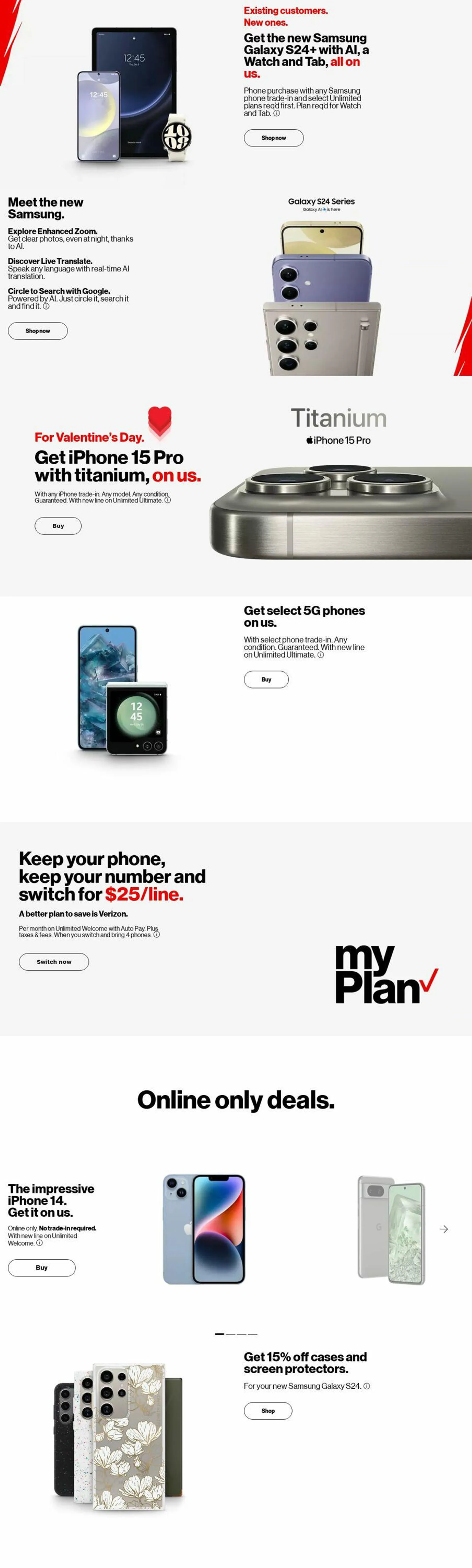 Weekly ad Verizon from February 1 to February 29 2024 - Page 