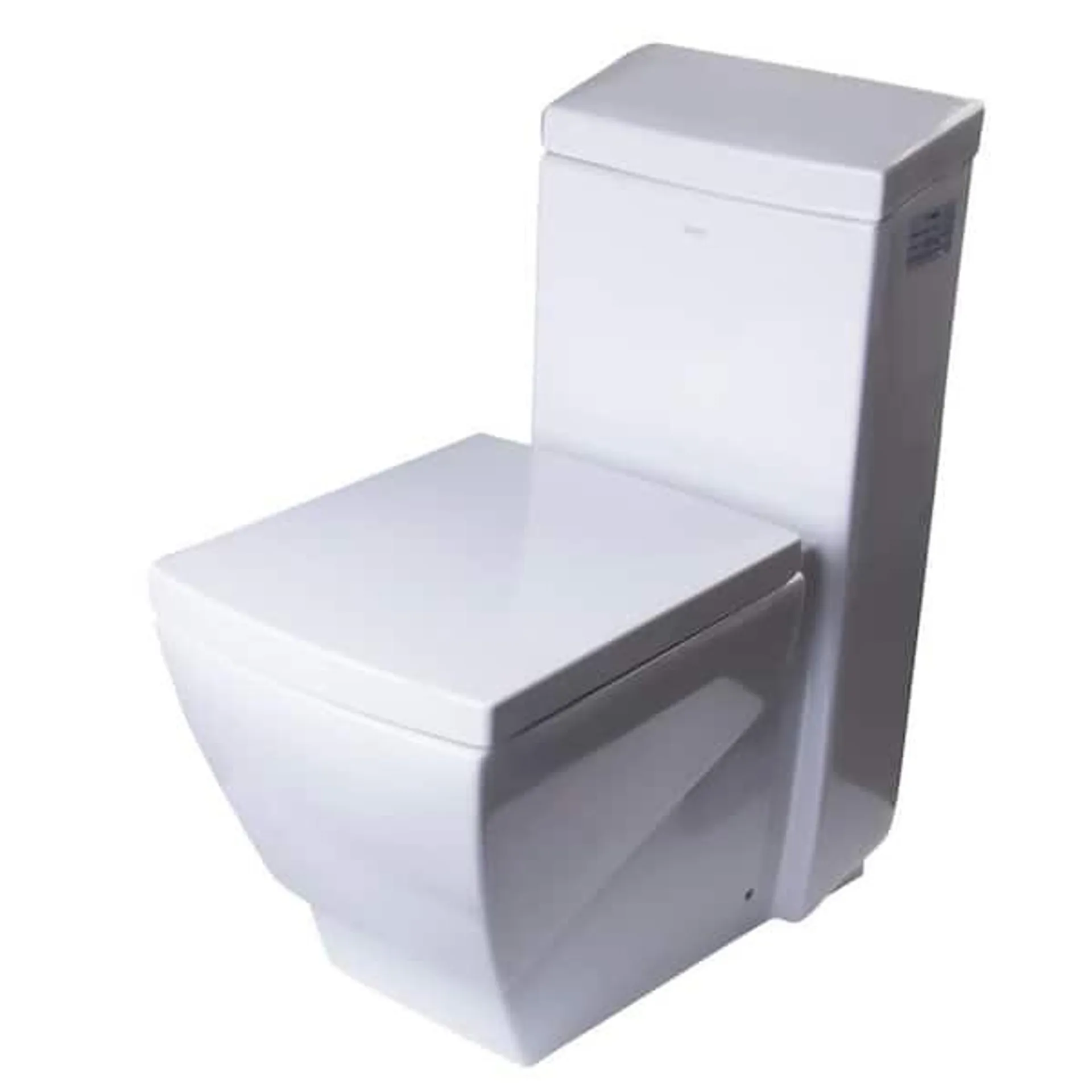 1-Piece 1.28 GPF Single Flush Elongated Toilet in White