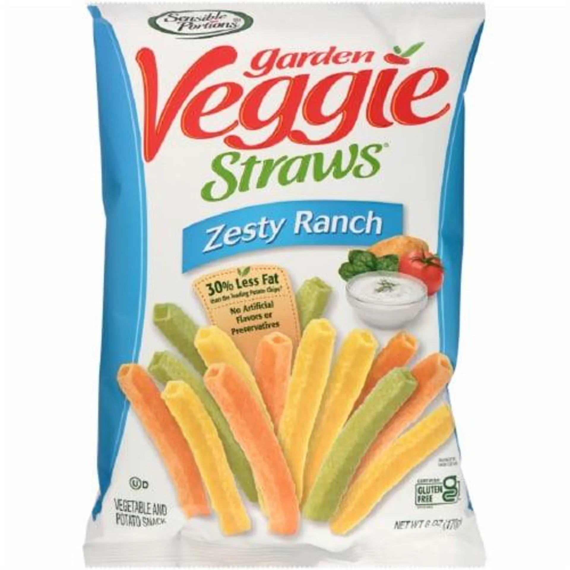 Sensible Portions® Zesty Ranch Garden Veggie Straws® Chips