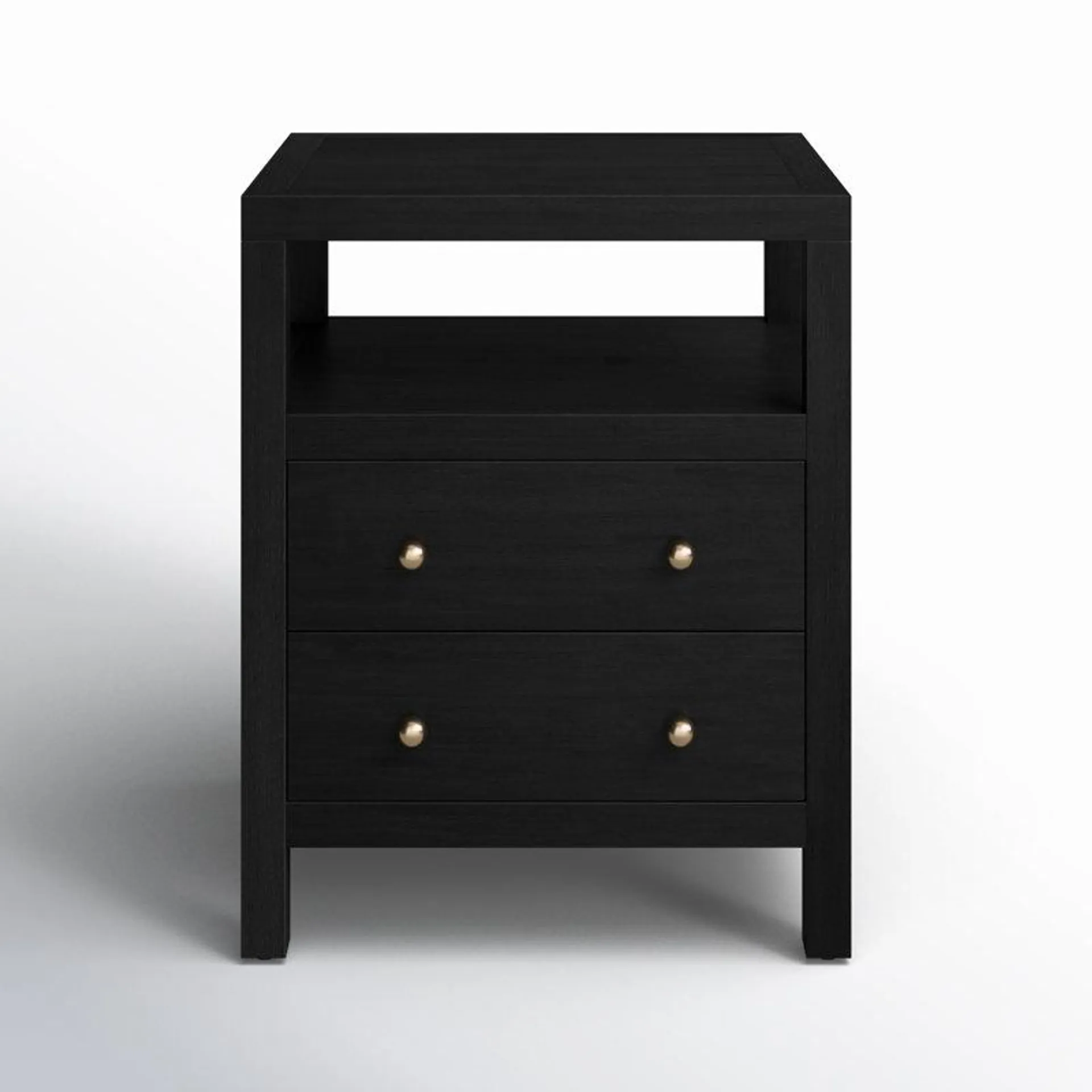 Antique Coffee Celine 21" 2-Drawer Nightstand
