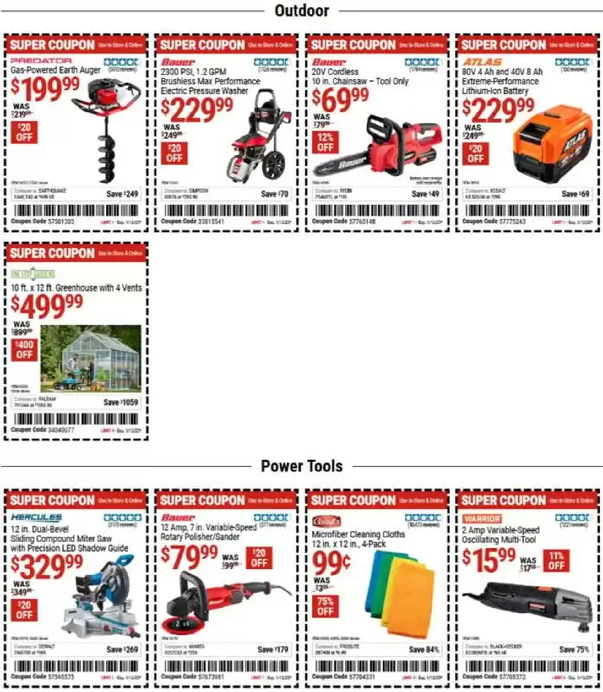 Weekly ad Harbor Freight Tools weekly ad from December 30 to January 13 2025 - Page 6