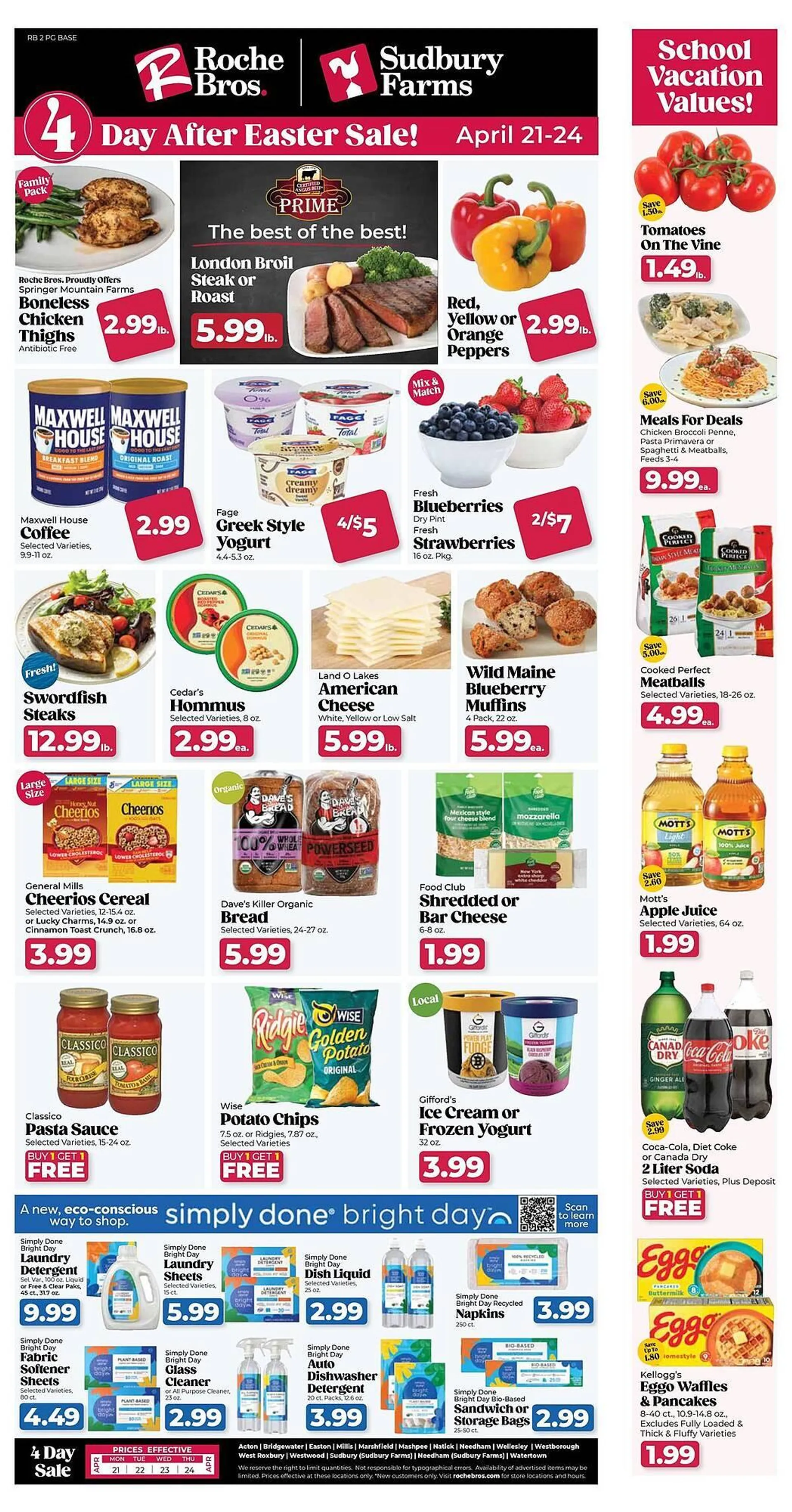 Roche Bros Weekly Ad - 1