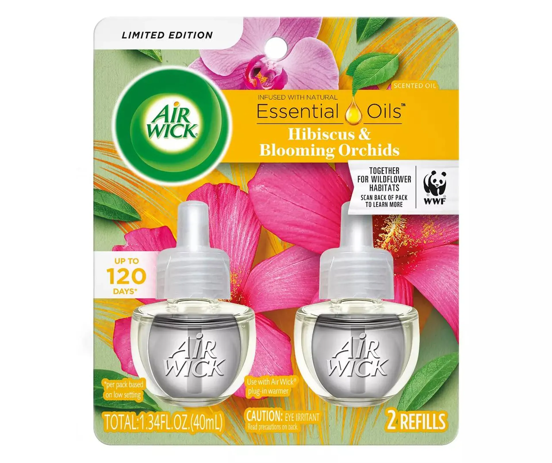 Hibiscus & Blooming Orchids Oil Refills, 2-Pack