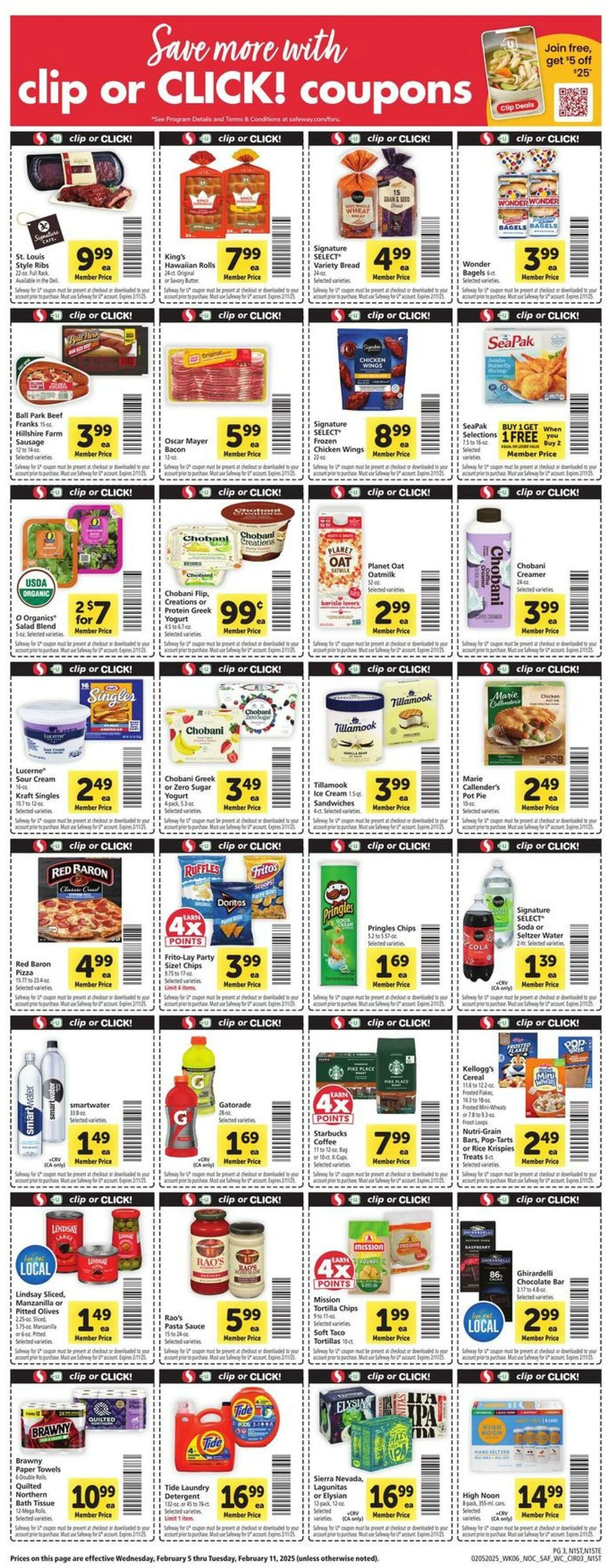 Catálogo de Safeway Current weekly ad 5 de febrero al 11 de febrero 2025 - Página 5