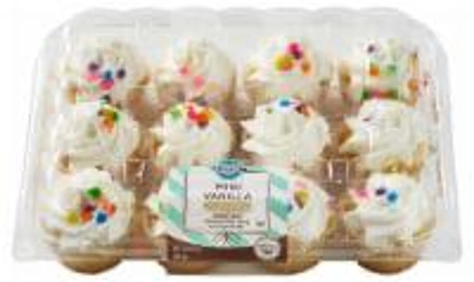 Bakery Fresh Goodness Mini Vanilla Confetti Birthday Cupcakes