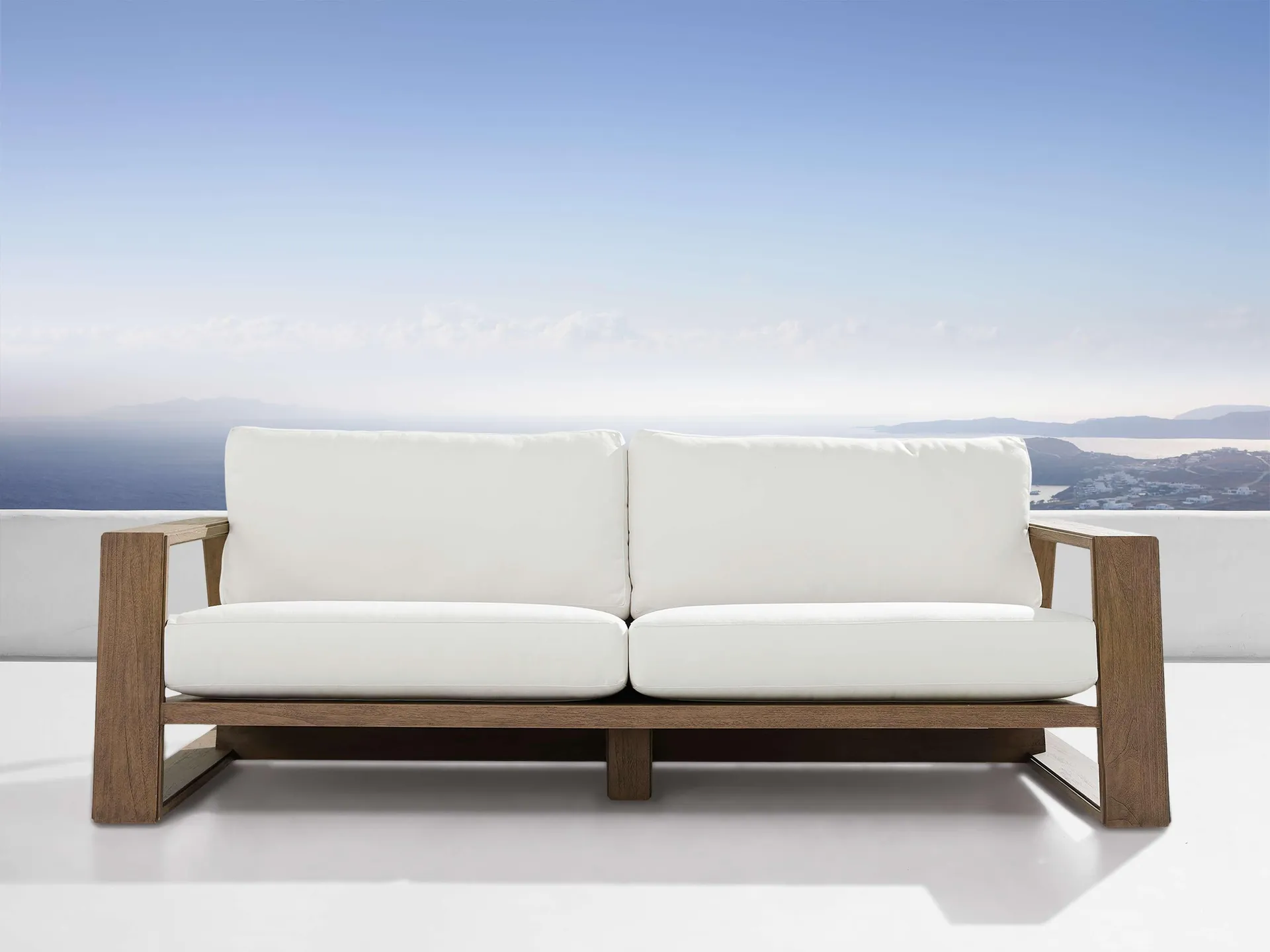 Canyon Outdoor Teak Sofa