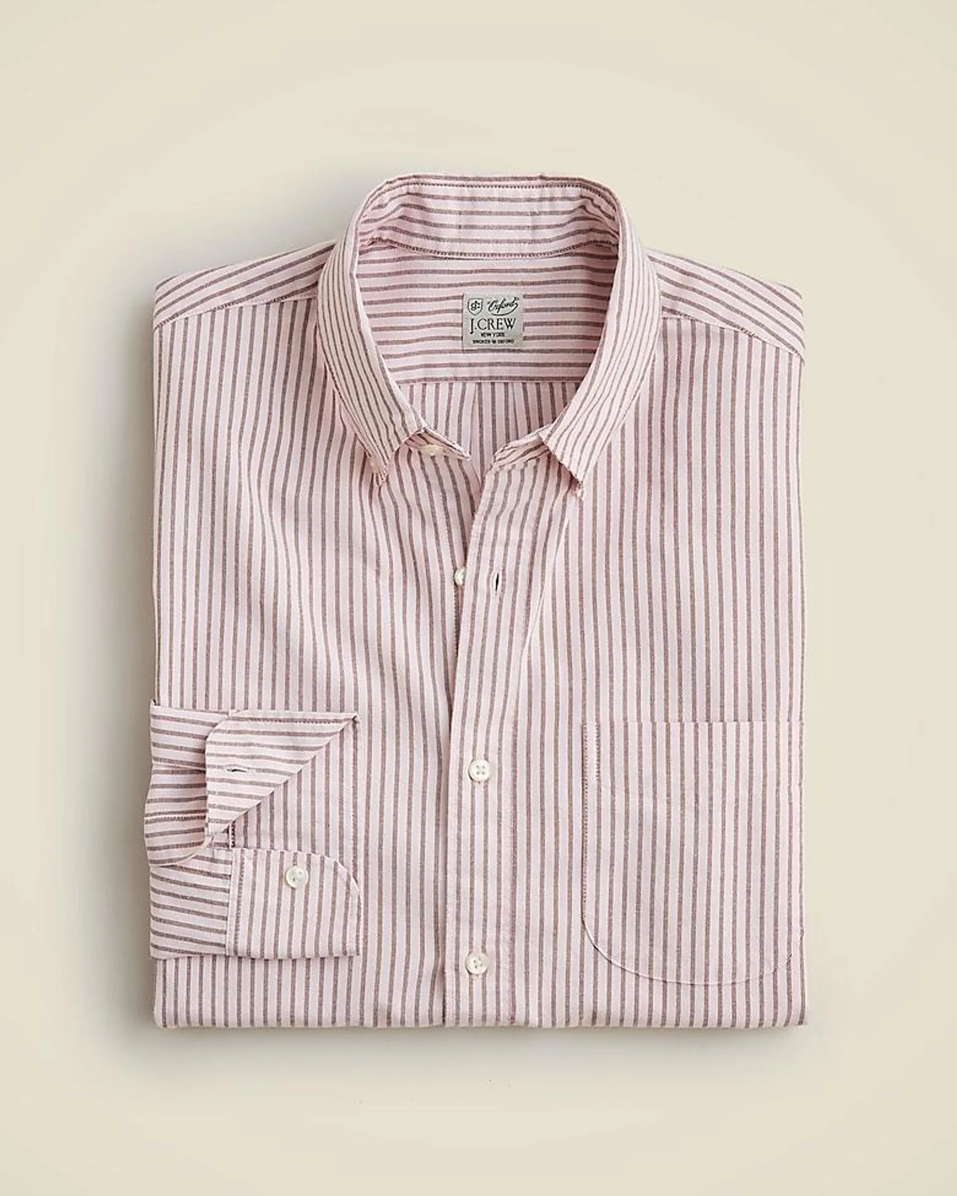 Slim Broken-in organic cotton oxford shirt