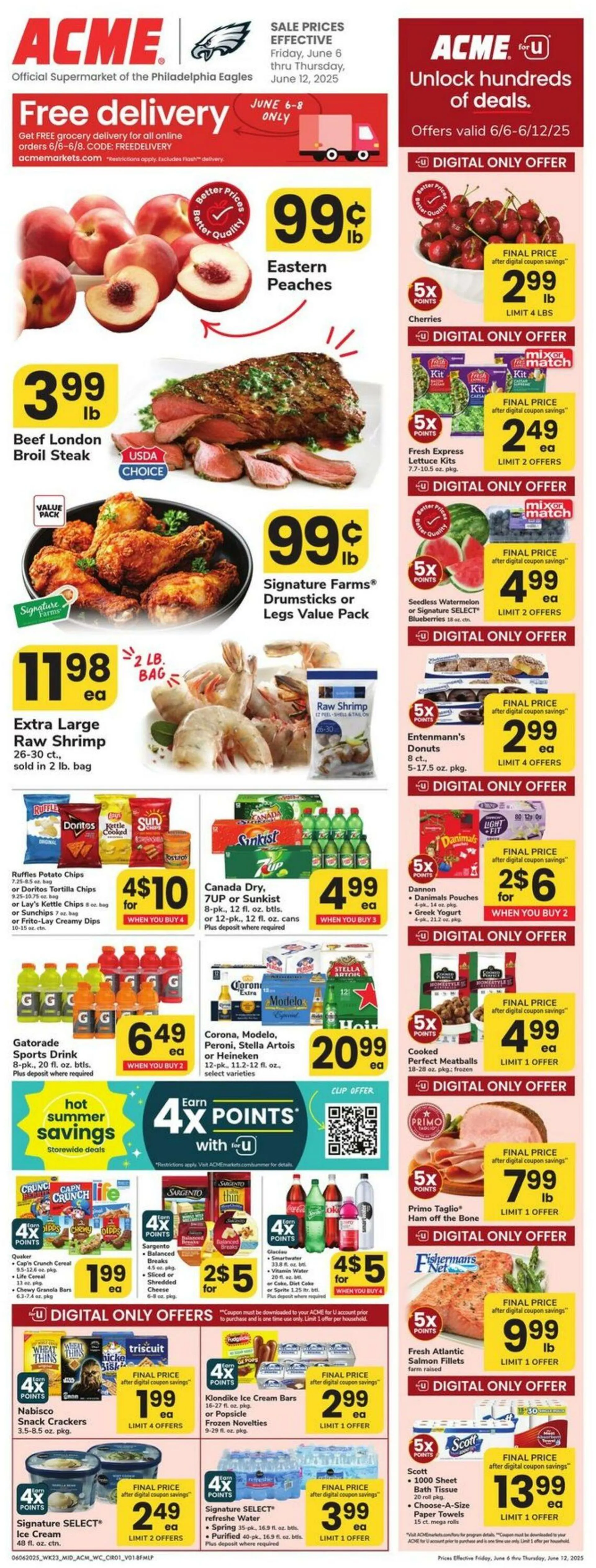 Weekly ad Acme Current weekly ad from June 6 to June 12 2025 - Page 1