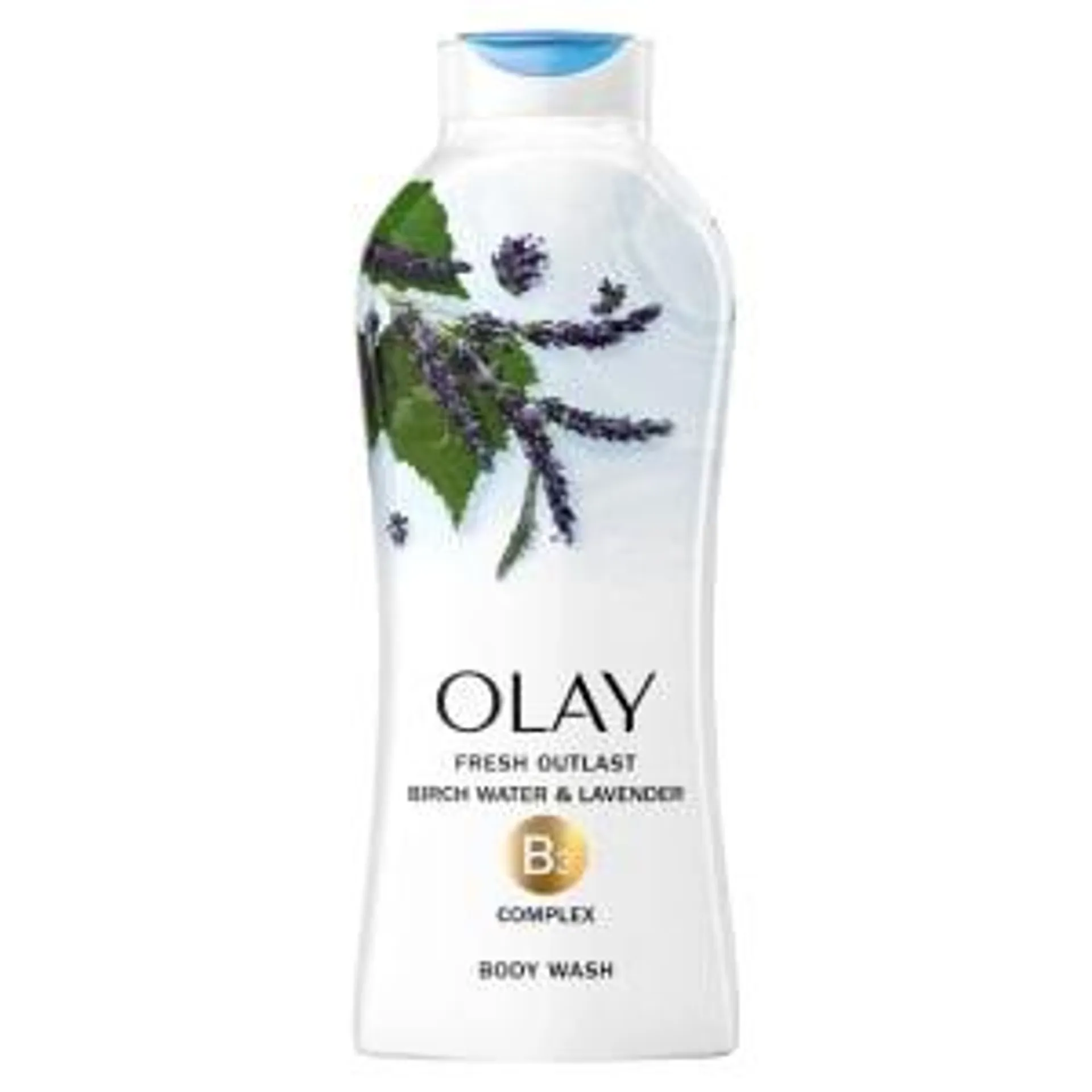 Olay Fresh Outlast Birch Water and Lavender Body Wash, 22 oz.
