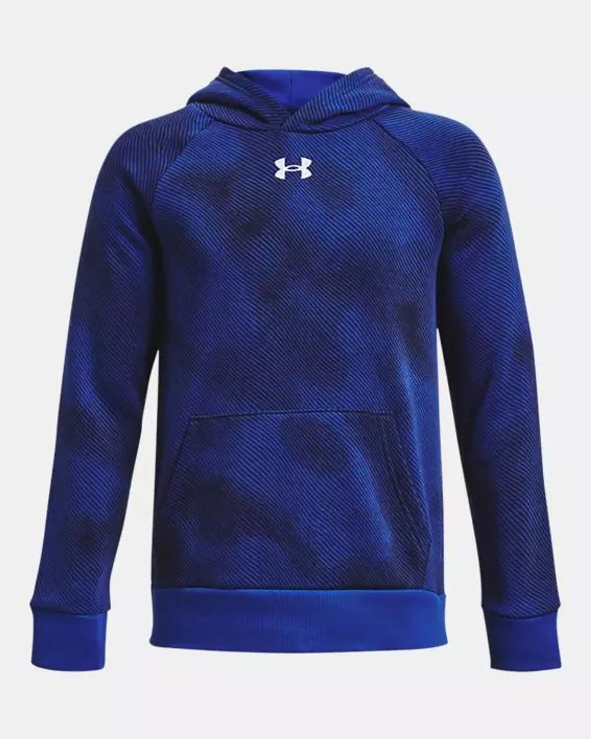 Boys' UA Rival Fleece Printed Hoodie