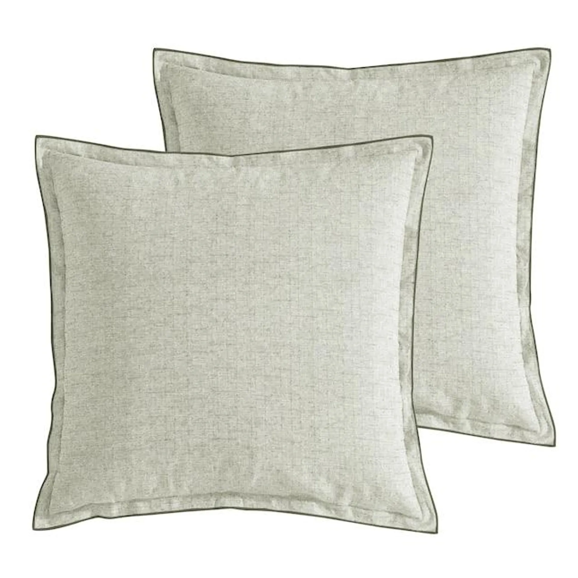 allen + roth 2-Piece 20-in x 20-in Green Indoor Decorative Pillow